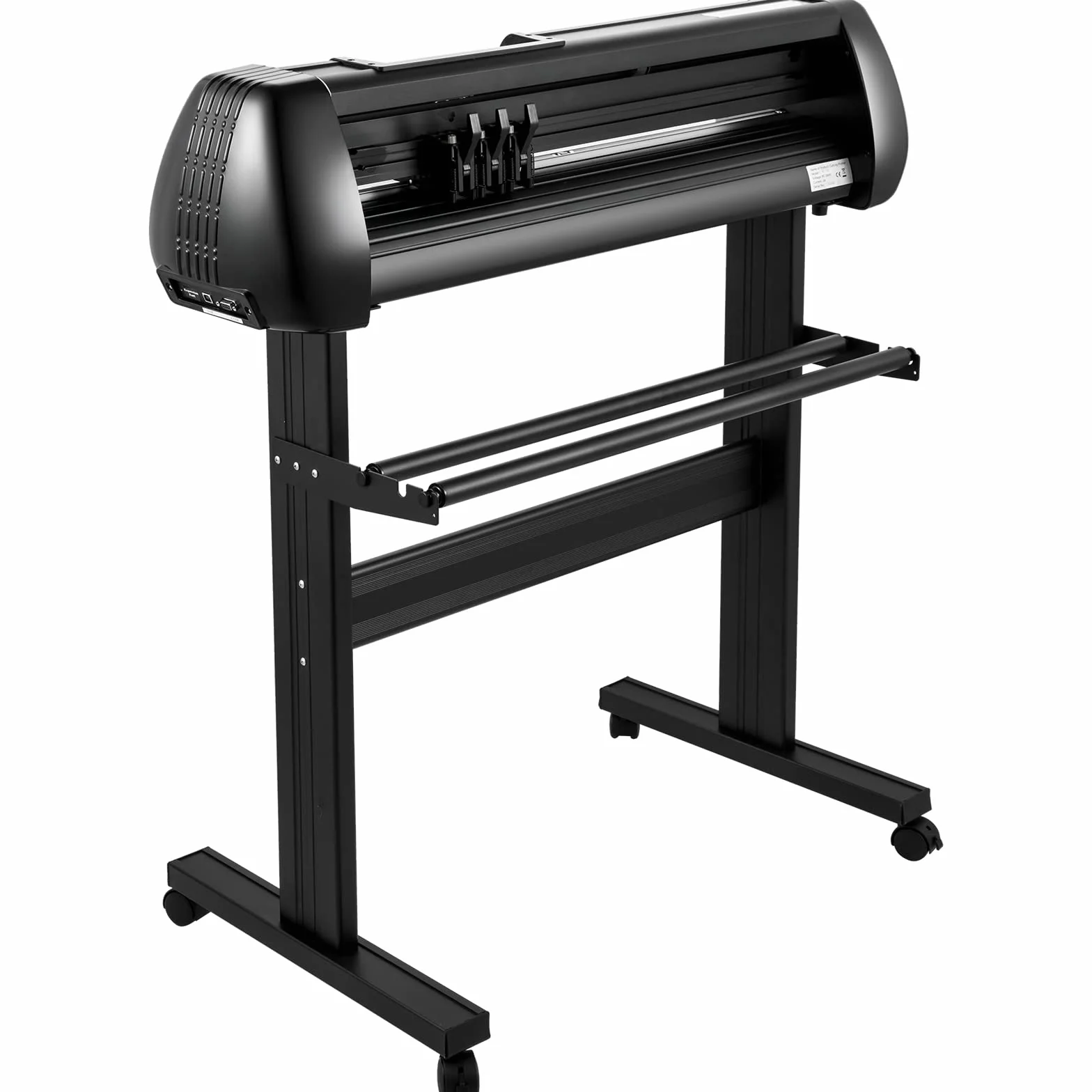 VEVOR Plotter do cięcia winylu 720 mm z oprogramowaniem SignMaster, maszyna do cięcia winylu, wysokiej precyzji panel cyfrowy LED interfejs USB i COM Pięć rolek do wycinania