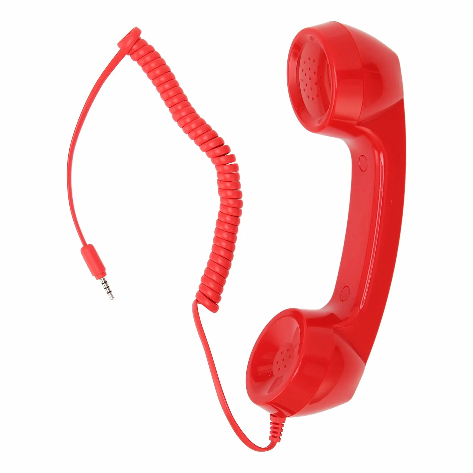 Słuchawka Telefoniczna w Stylu Retro, Odporna na Promieniowanie 3,5 Mm Odbiornik Telefonu Komórkowego Mic Mikrofon Głośnik Vintage Retro Telefon Słuchawki do Telefonów