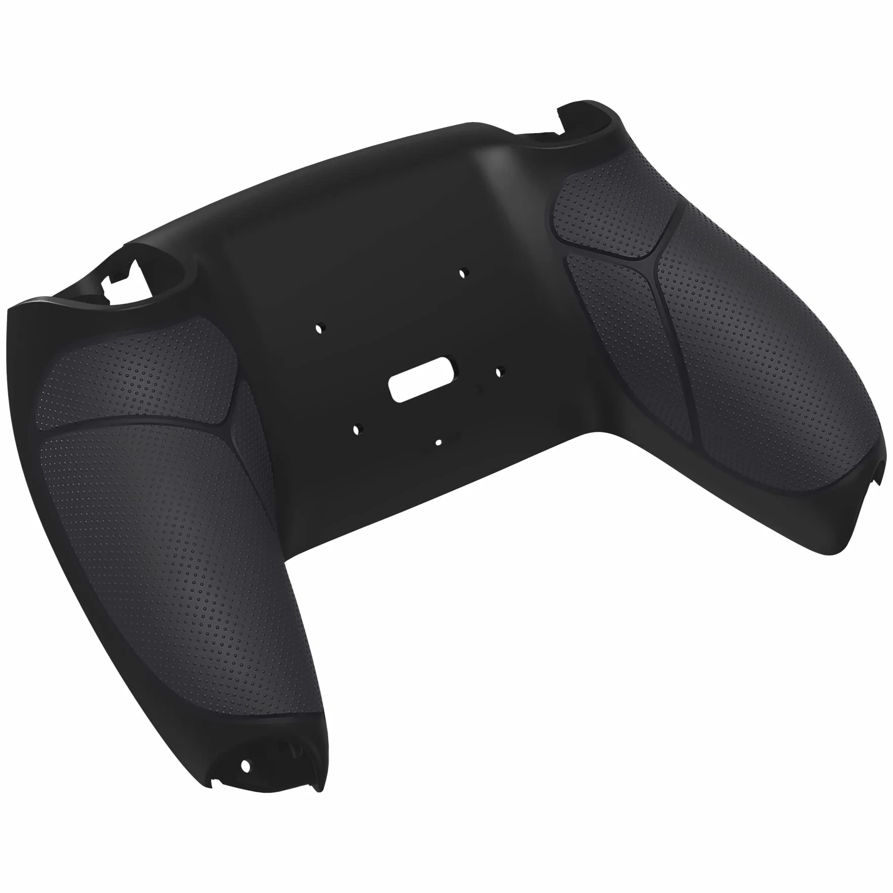 Czarny Wydajna Gumowana Rękojeść Przeprojektowana Back Shell dla ps5 Controller eXtremerate Rise & RISE4 Remap Kit - Controller & Rise Remap Board Nie Są Wliczone W Cenę
