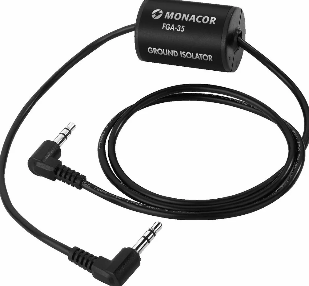 Monacor FGA-35 filtr oddzielający masę jack 3,5 mm