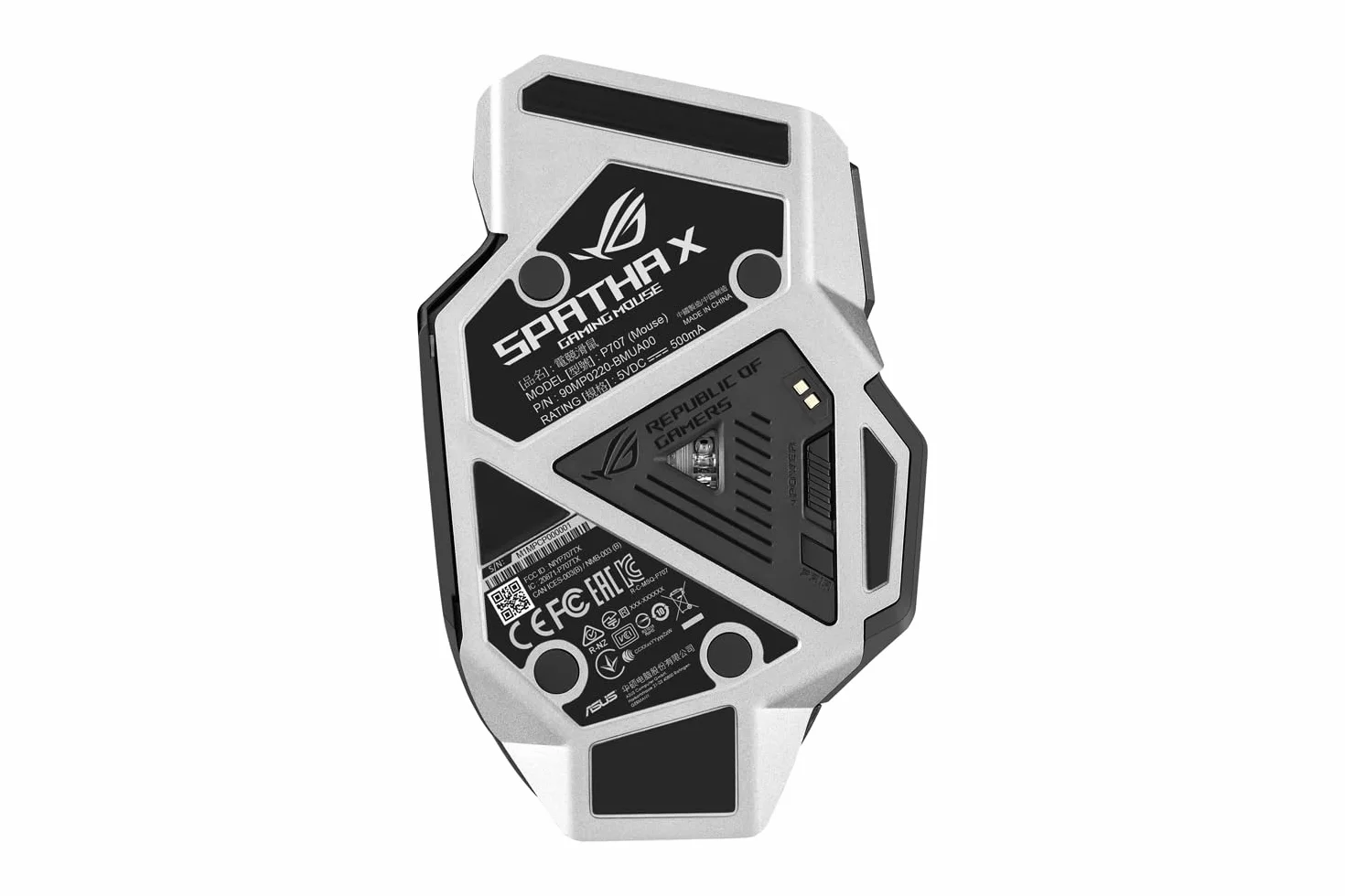 Asus Rog Spatha X 90MP0220-BMUA00 Mysz dla Graczy, Czarny