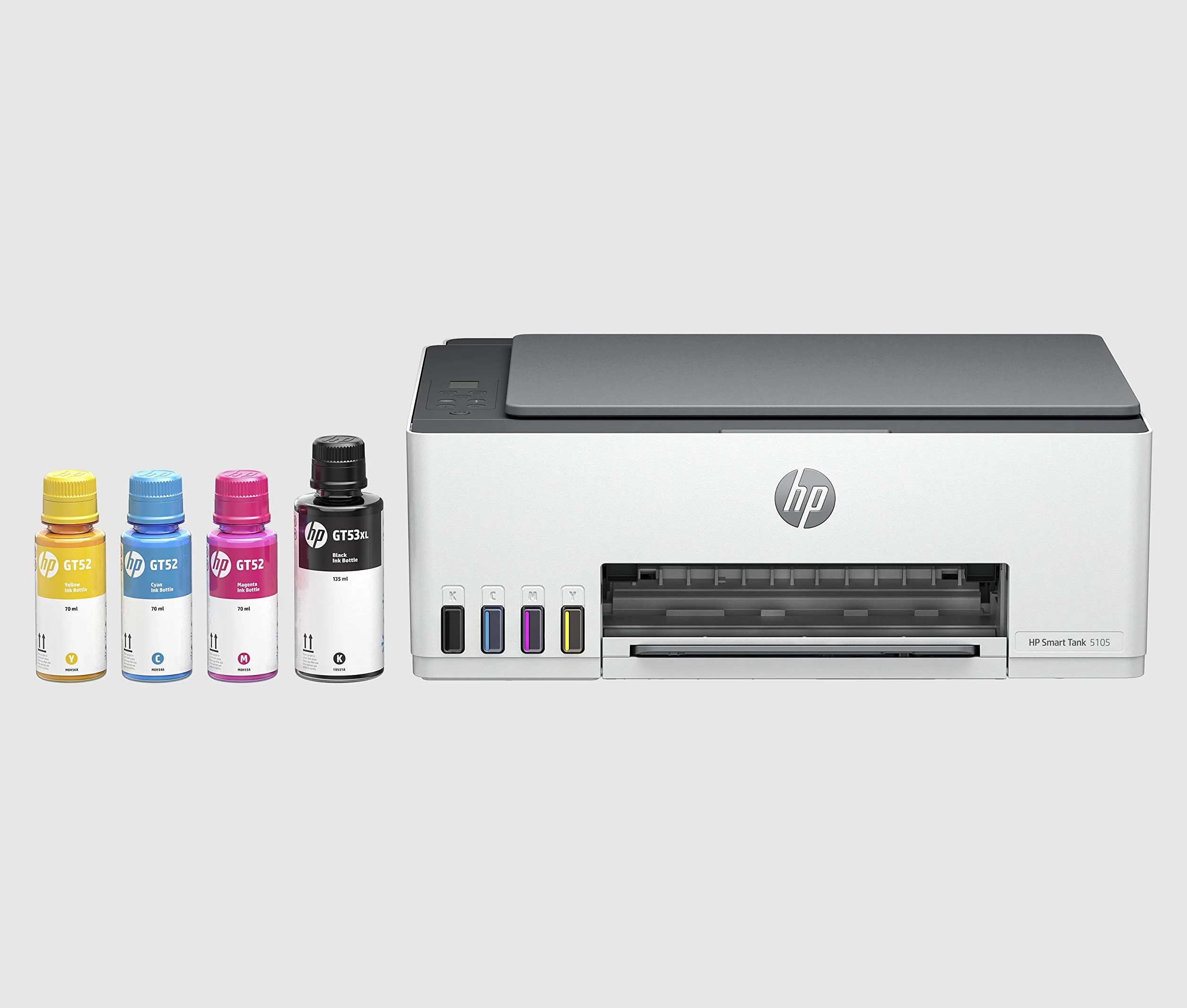 HP Smart Tank 5105 All-in-One - Stampante multifunzione - A colori - Inkjet - Ricaricabile - Legale (216 x 356 mm)