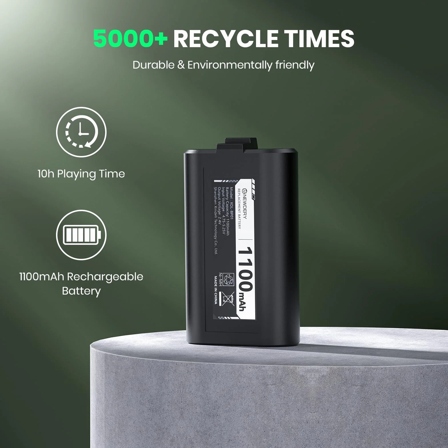 NEWDERY Solo Charger Station do kontrolerów bezprzewodowych Xbox One/Series X|S
