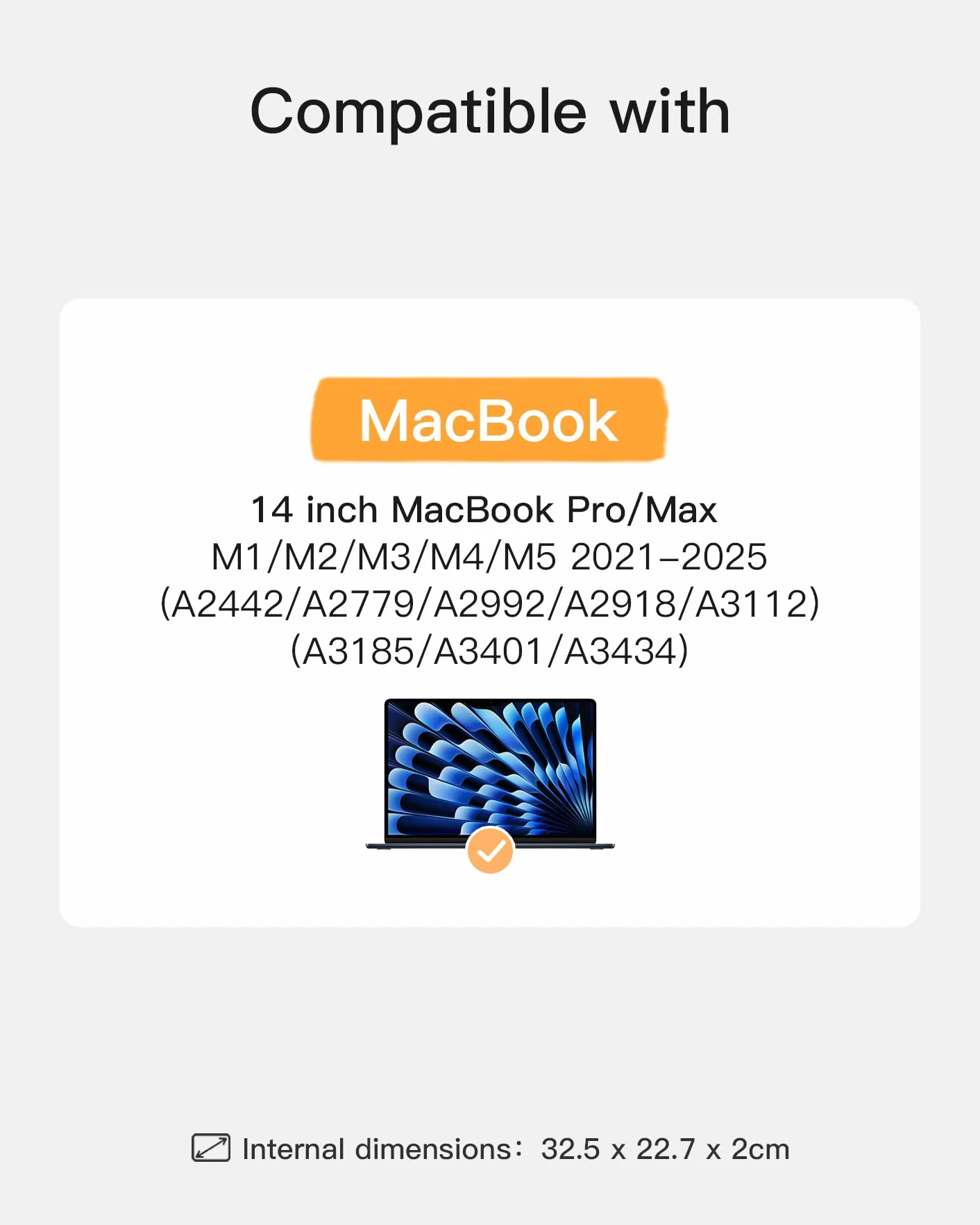 Inateck Kompleksowa ochrona 360°, etui na laptopa, etui kompatybilne z MacBookPro M4/M3/M2/M1 Pro/Max 2024-2021 A3401 A3185 A3112 A2992 A2918 A2779 A2442