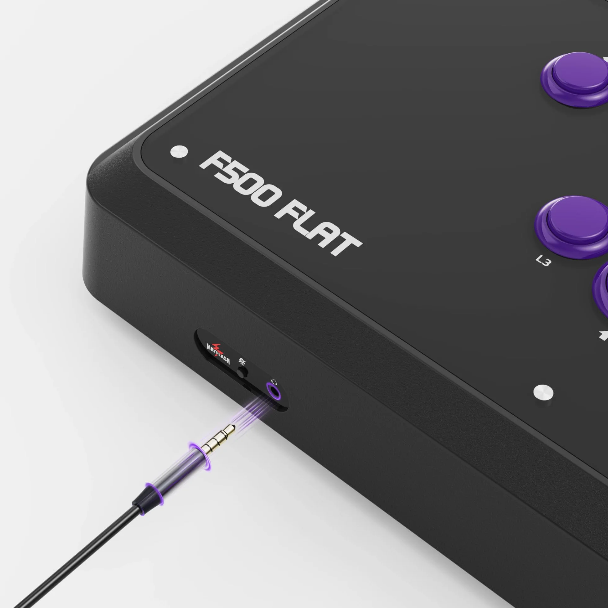 MAYFLASH F500 FLAT Fight Stick All Button Arcade Controller for PS4, PC, Xbox Series S/X, Xbox One, Switch, Steam Deck, macOS, Android, Raspberry Pi, NEOGEO mini and more