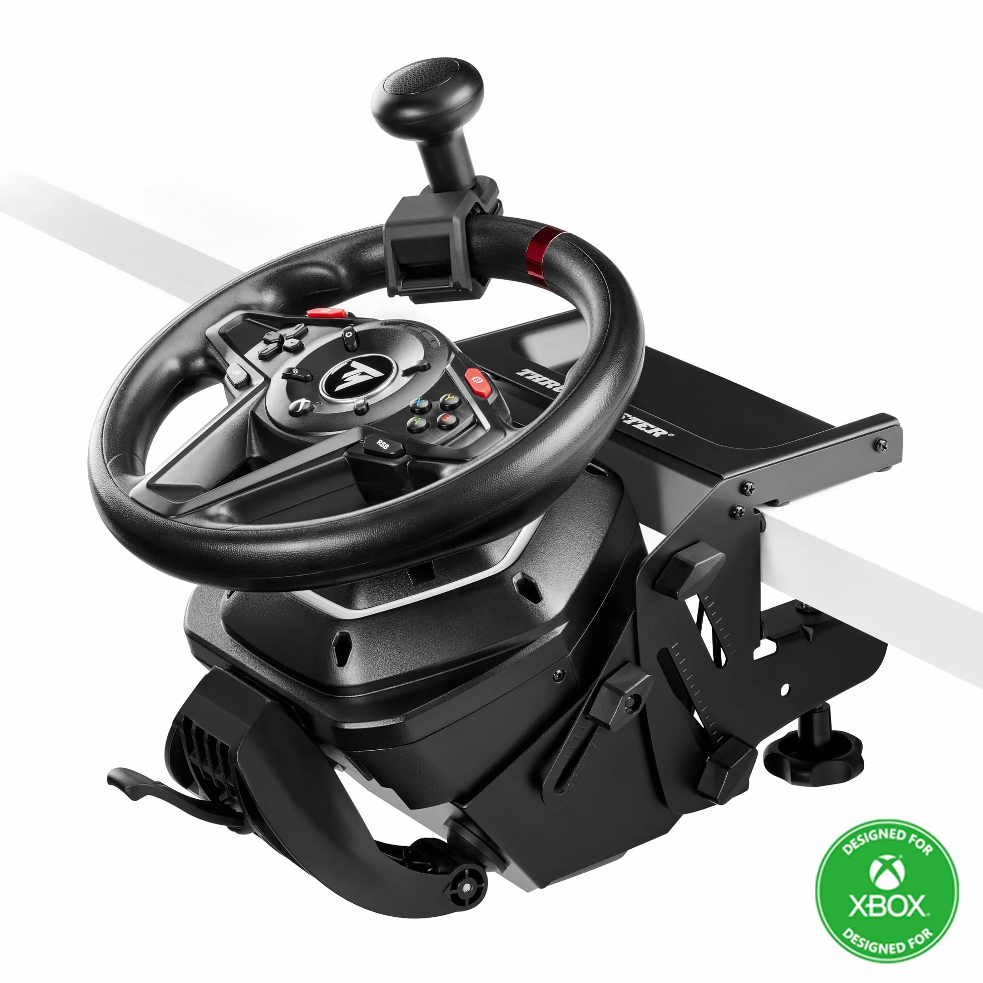 Thrustmaster T128 SimTask Pack, Kierownica Wyścigowa T128, Układ Mocowania Steering Kit do Gier Symulacyjnych