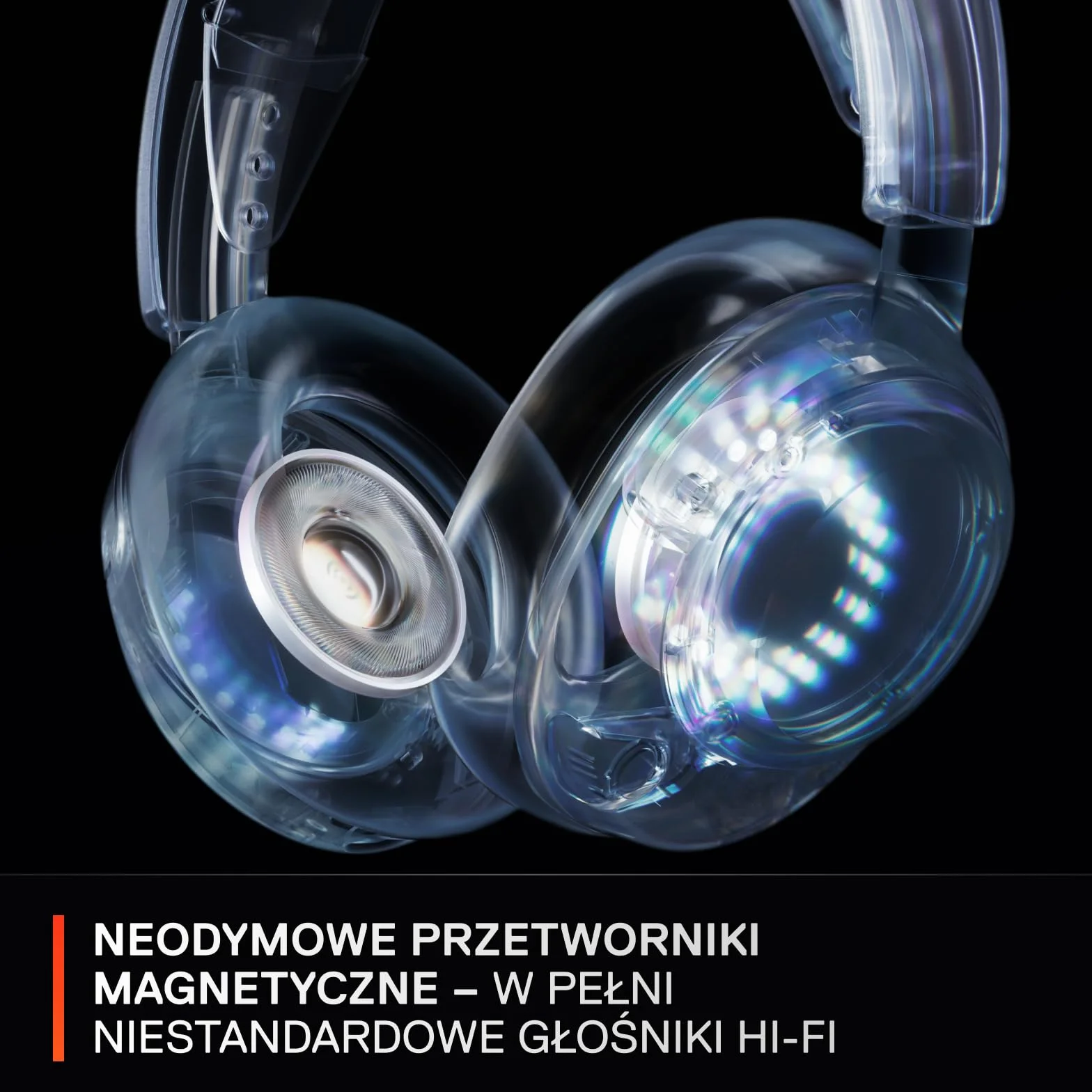 SteelSeries Arctis Nova 5X słuchawki wi-fi do gier, neodymowe przetworniki, 60h baterii, 2,4 GHz BT, Mik.Gen2.X Xbox PC PS Switch mobile