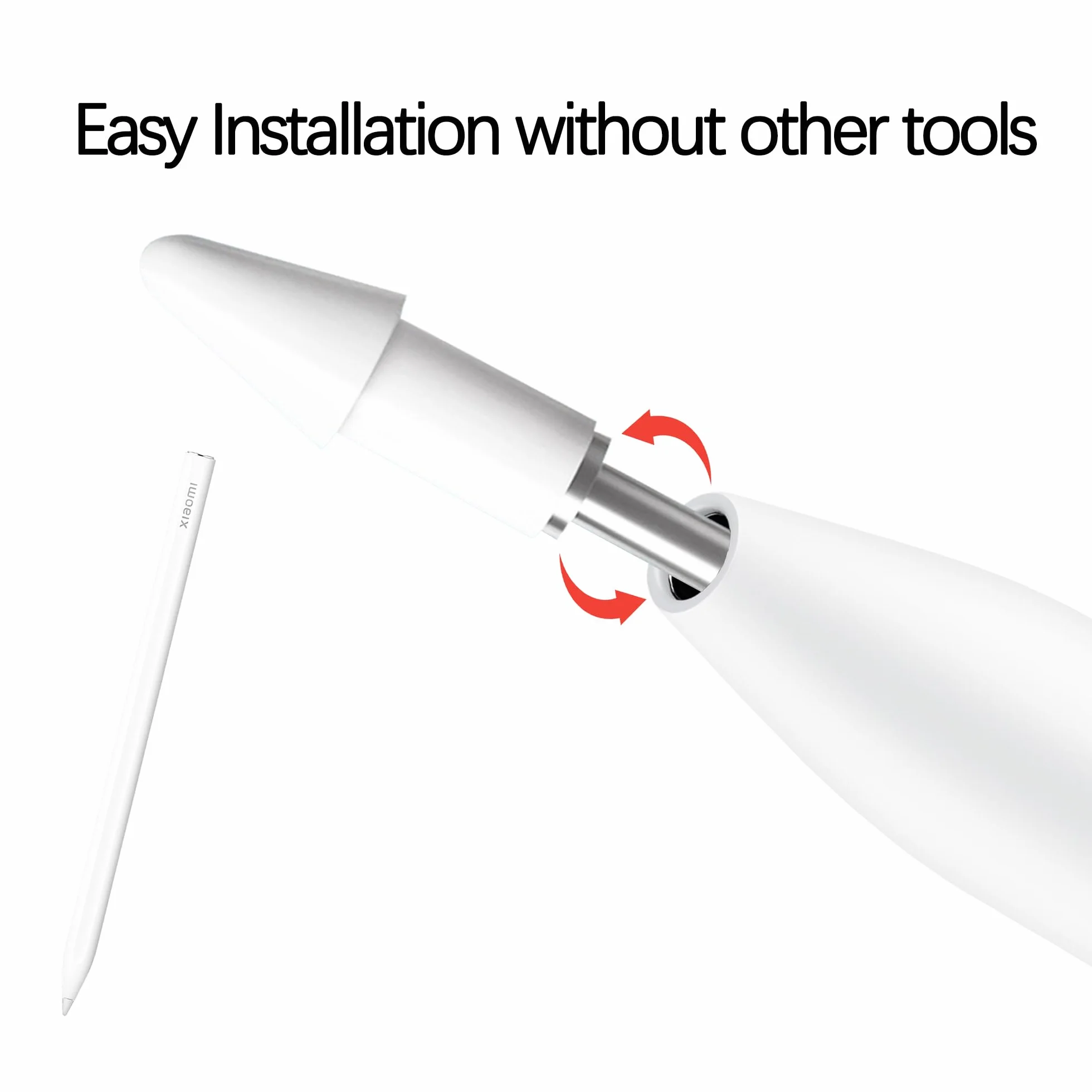 5 sztuk oryginalnych końcówek zamiennych do rysika Xiaomi Smart Pen (2. generacji), rysik, dotyk, końcówki do Xiaomi Pad 6 11", precyzyjna kontrola, przyjazne dla ekranu, białe