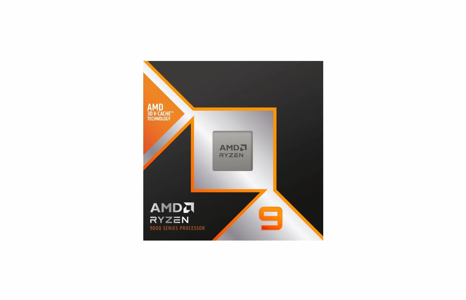 Procesor AMD Ryzen 9 9900X 3D, 12 rdzeni/24 odblokowane wątki, architektura Zen 5, 140 pamięci podręcznej L2/L3, 120 W TDP, częstotliwość Boost do 5,5 GHz, gniazdo AM5, DDR5 i PCIe 5.0, bez chłodnicy