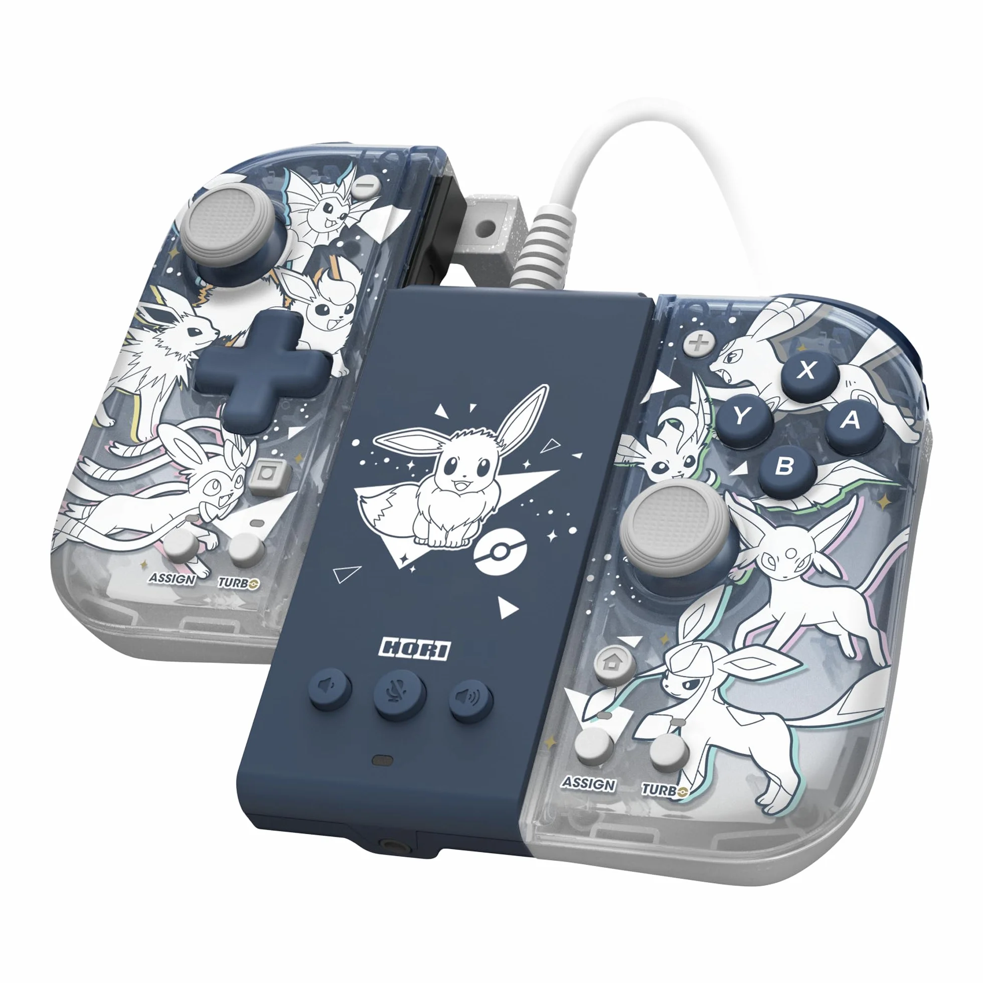 HORI Split Pad Compact Attachment Set (Eevee) for Nintendo Switch - Officially Licensed By Nintendo and The Pokémon Company International