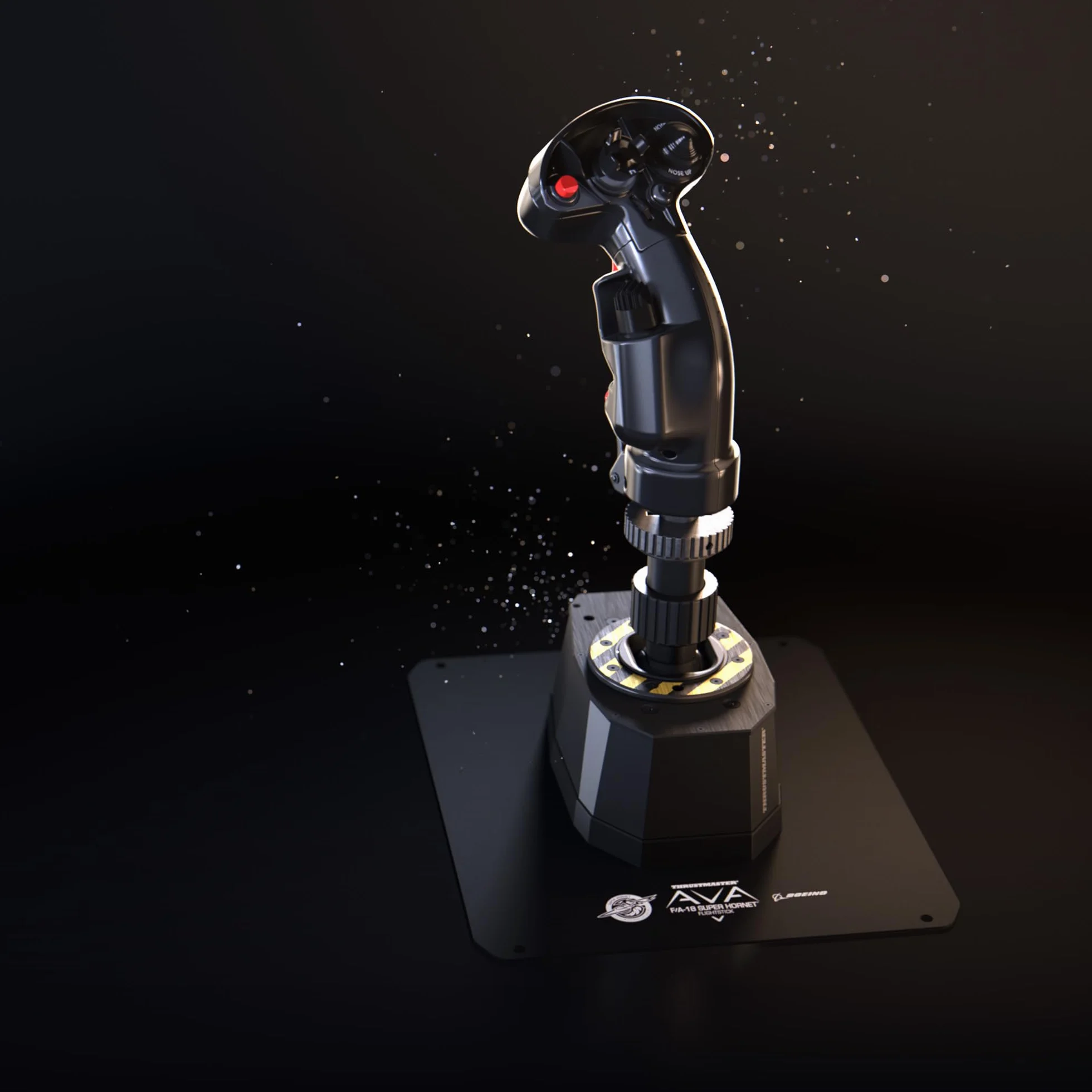 Thrustmaster AVA Offset Adapter, Adapter Przesunięcia Pozwalający Regulować Położenie Joysticka do Symulacji Lotniczych na Podstawie AVA