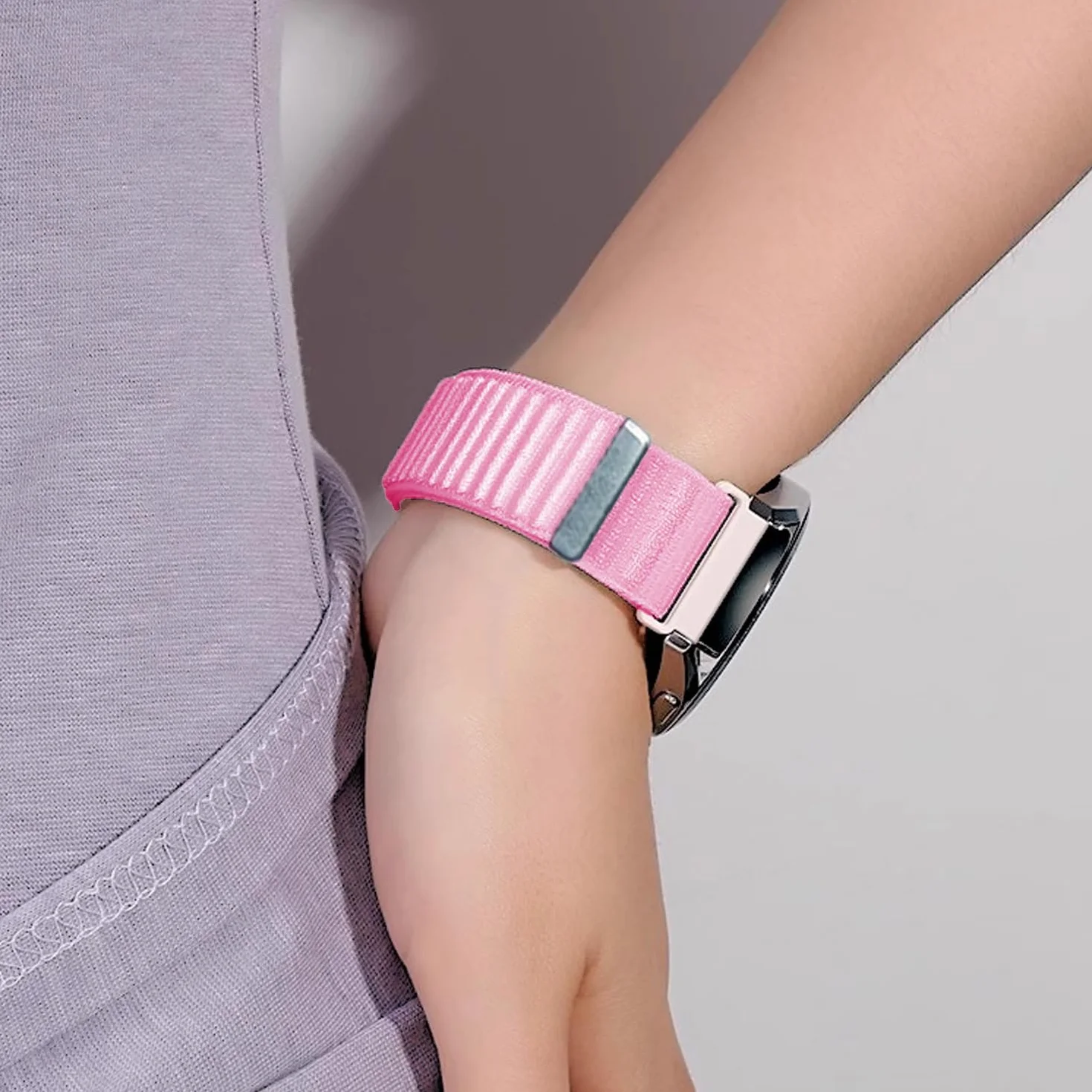 18mm Nylon pasek Dotyczy Garmin Venu 4 41mm/Venu 2S/3S/Vivoactive 4S/Vivomove 3S Sport pasek,kompatybilny Fossil Ladies Gen 6/5E/4/3 kobiety mężczyźni