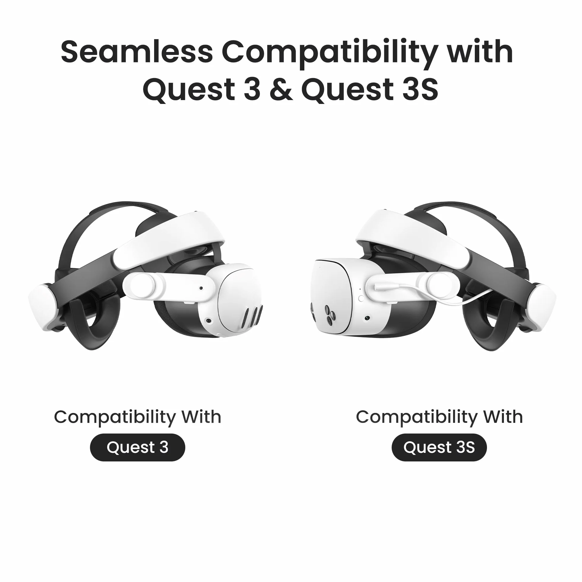 KIWI design H4 Boost Elite Strap z akumulatorem, kompatybilny z Meta Quest 3