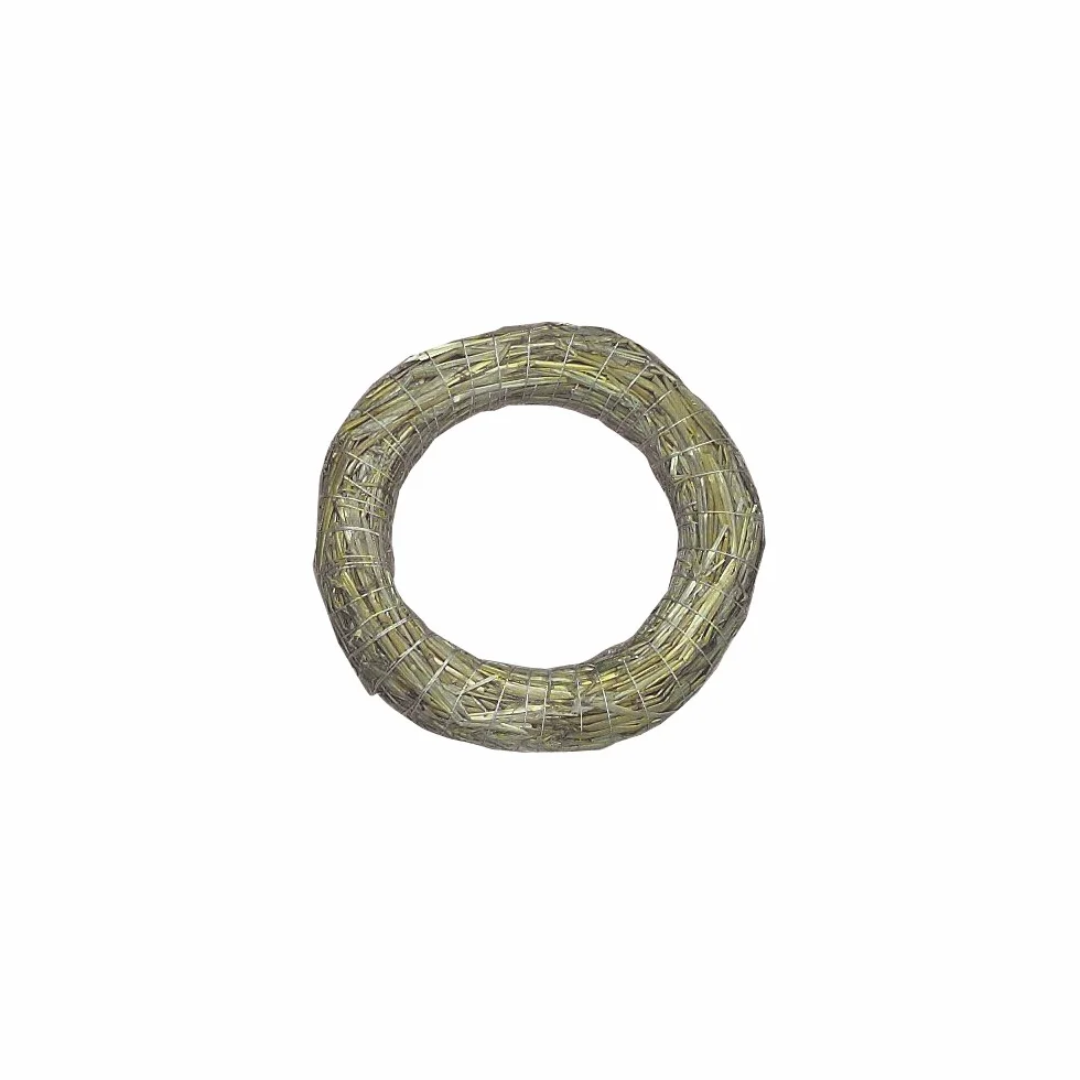 Rayher 8907631 wieńce słomkowe, naturalne, pojedynczo zgrzewane, 25 cm ø