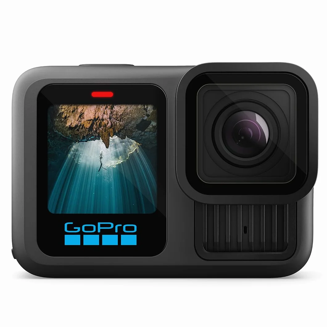 GoPro HERO13 Black – wodoodporna kamera akcji z wideo 5.3K60, zdjęciami 27 MP + kompatybilność z obiektywami z serii HB