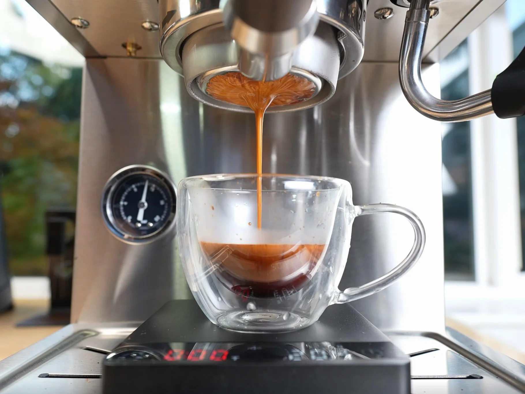 MiiCoffee Apex ekspres do kawy, szczotkowana stal nierdzewna