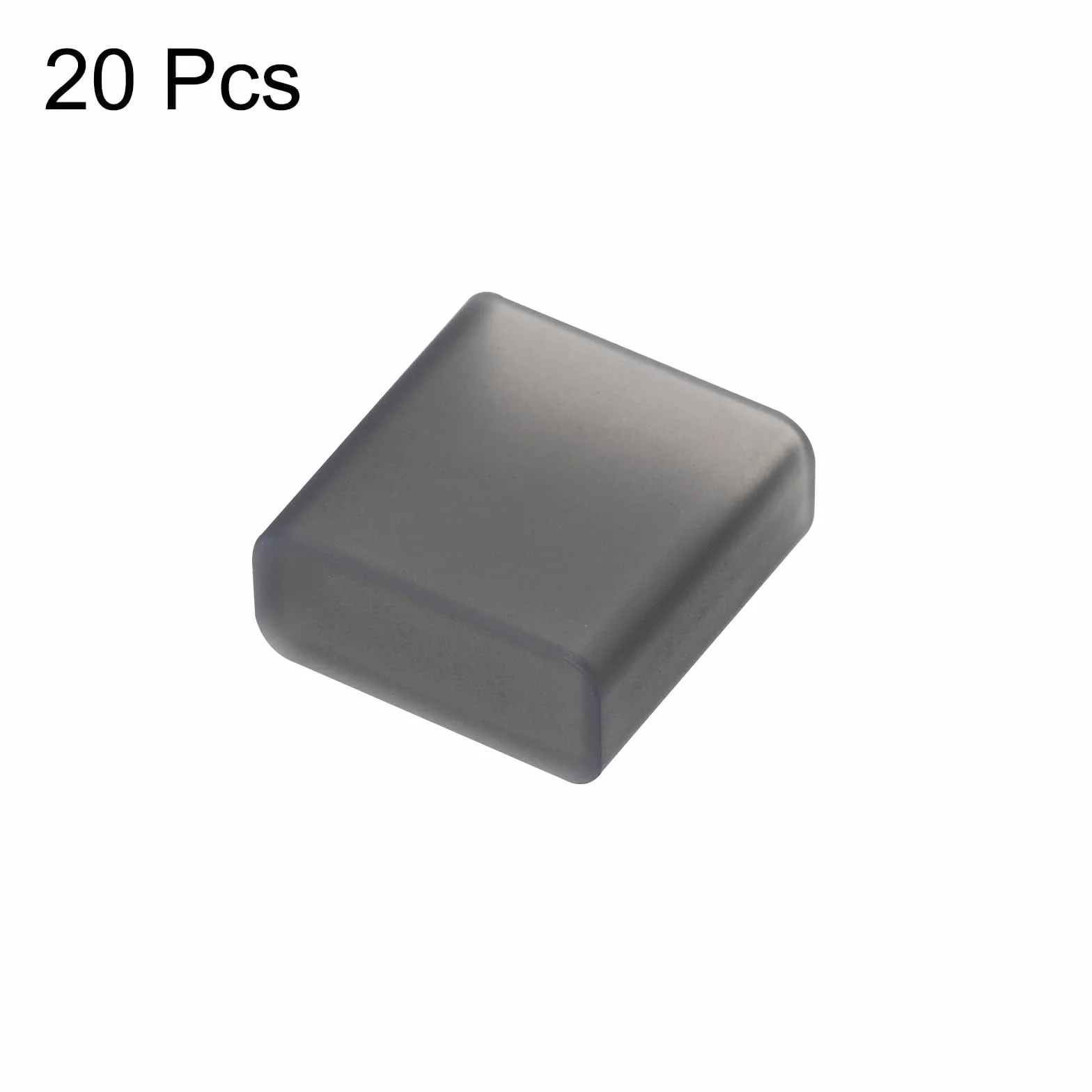 QUARKZMAN Osłona ochronna portu USB 20 szt. Port USB 2.0 Silikonowa osłona przeciwpyłowa do kabla USB męski USB do transmisji danych, przezroczysta czarna
