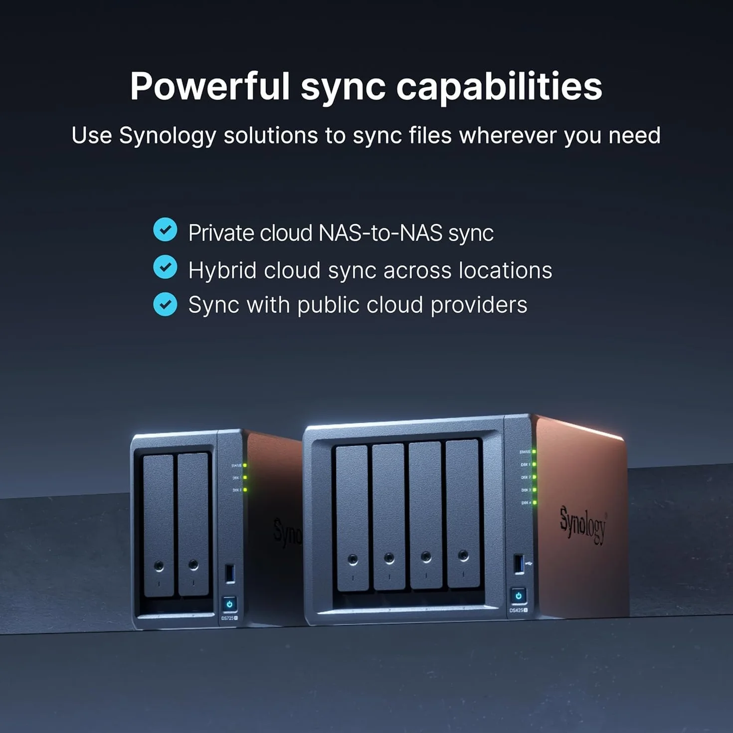 Synology DiskStation DS425+ NAS serwer pamięci masowej DDR4 0 TB Intel Celeron J4125 2 GB - Czarny