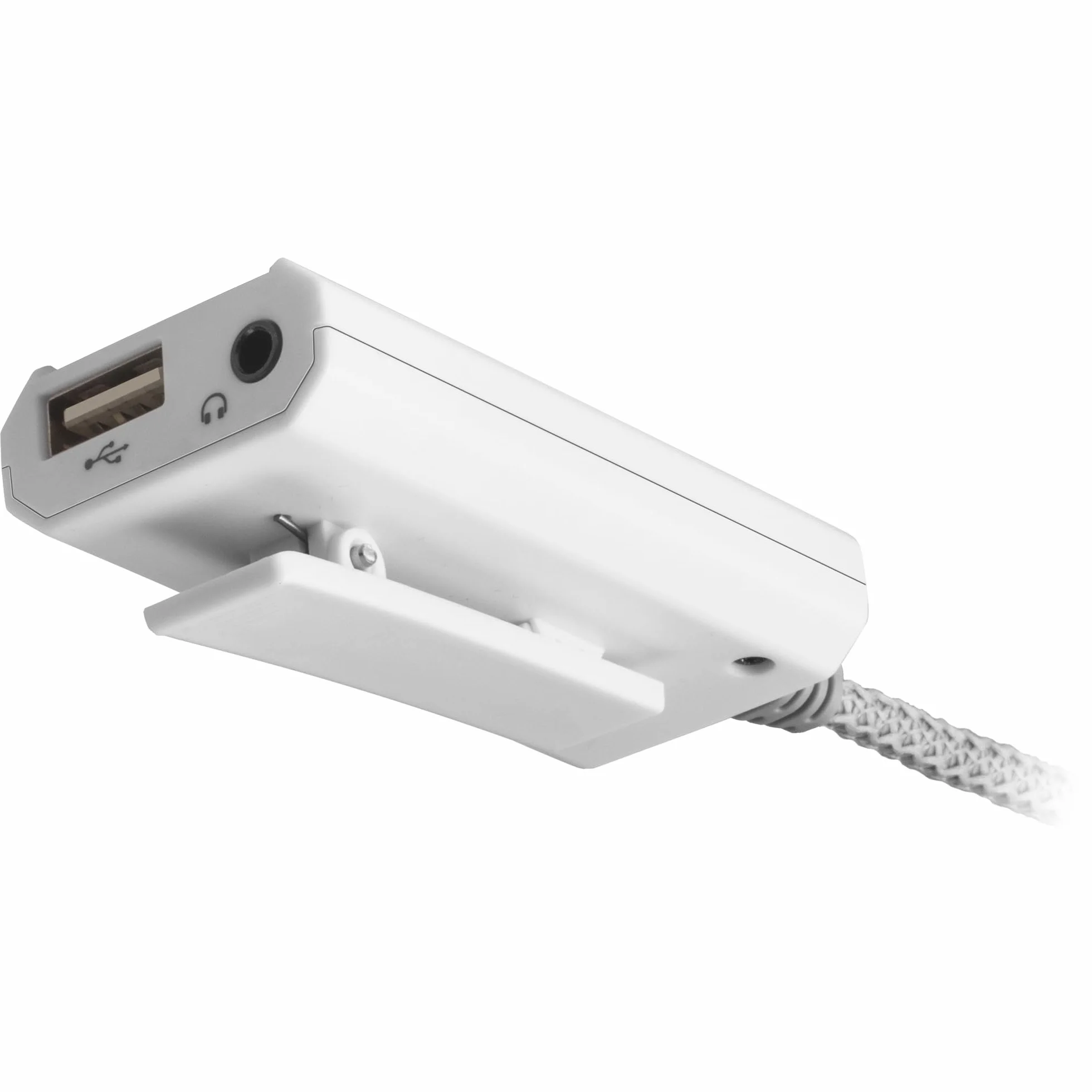 Mars Gaming MSC2W biała, zewnętrzna karta dźwiękowa, USB 7.1, PS5/PS4/PC/MAC/SWITCH