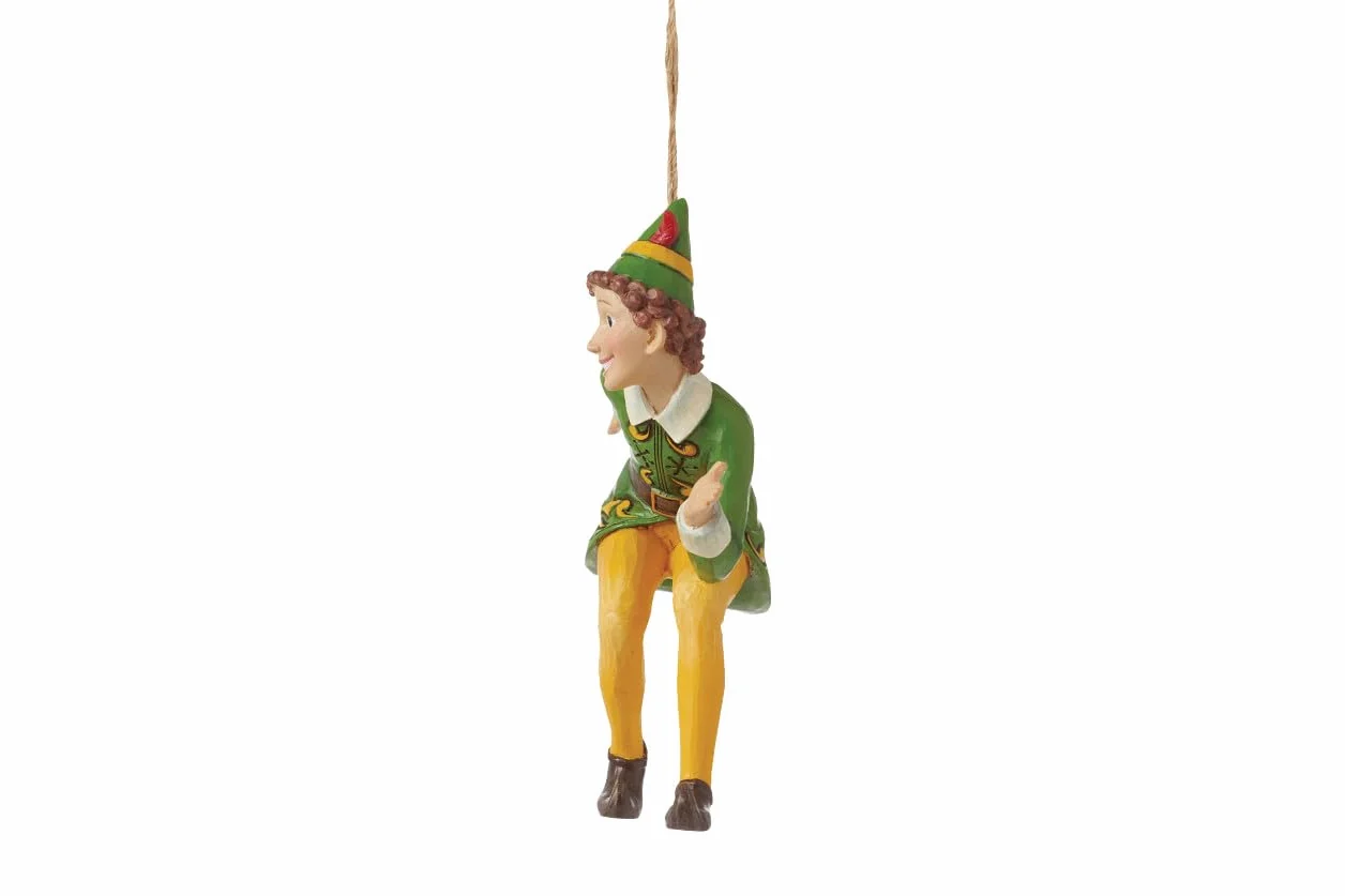 Jim Shore Buddy Elf Crouching Ho wisząca ozdoba