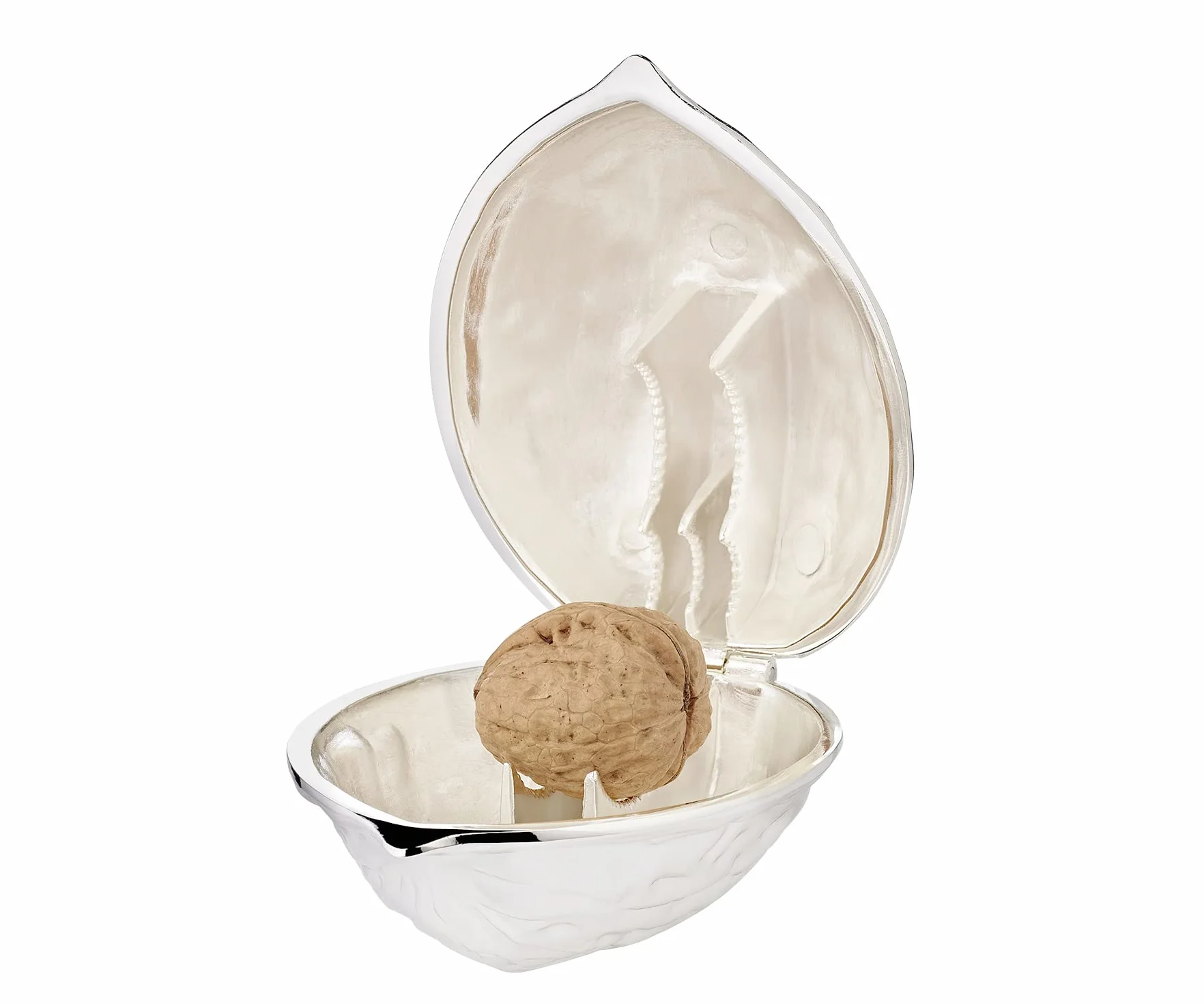 EDZARD Dziadek do orzechów, posrebrzany, zabezpieczony przed matowieniem, długość 12 cm