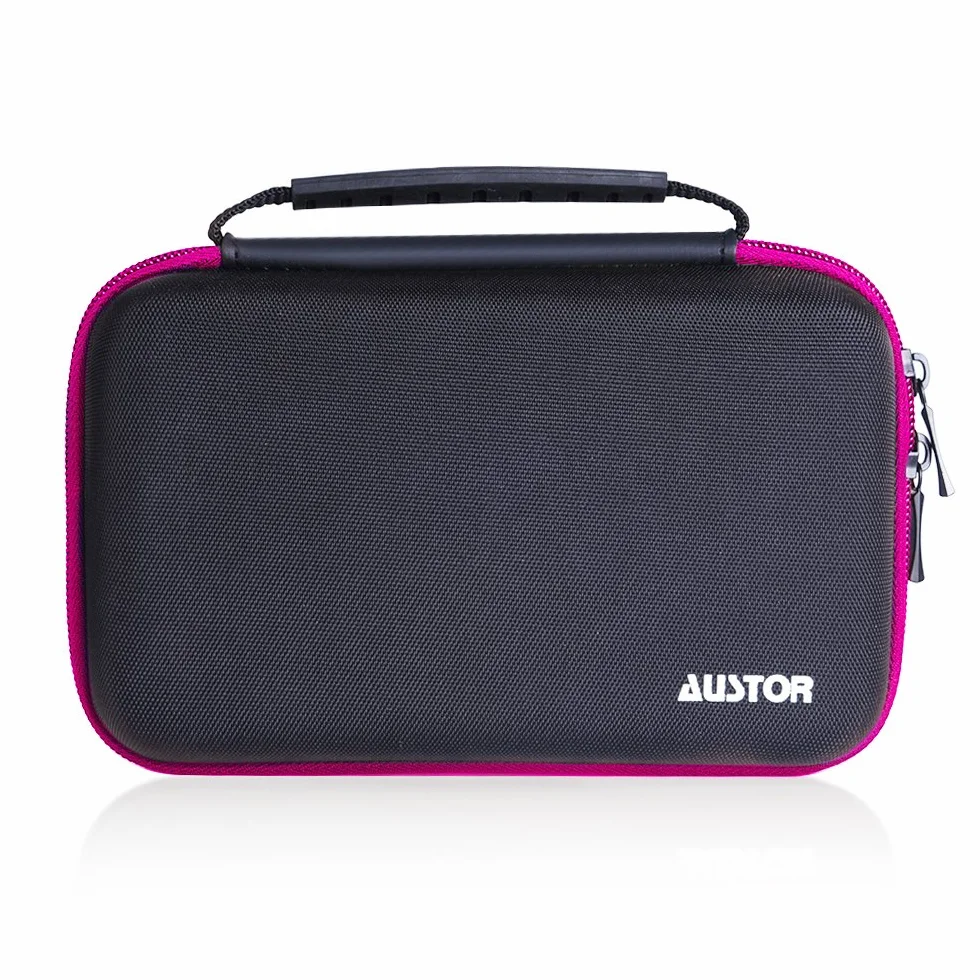 AUSTOR Twarda torba do przenoszenia do nowego 3DS XL - różowa, rose