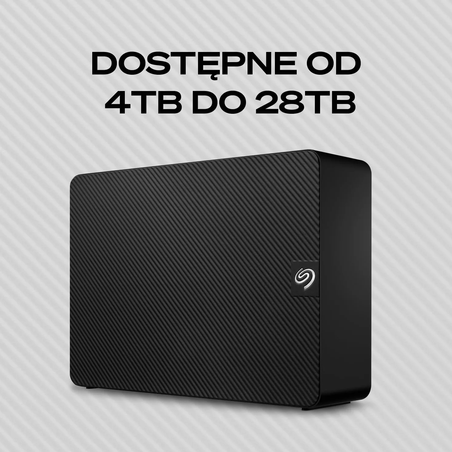 Seagate Expansion Desktop, 10TB, Zewnętrzny dysk twardy Seagate - USB 3.0, Rescue Data Recovery Services (usługi odzyskiwania danych) (STKP10000400)