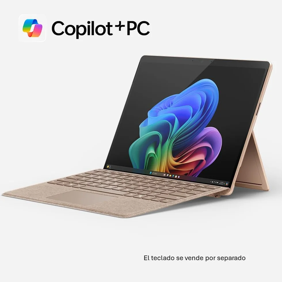 Microsoft Surface Pro | Copilot+ PC | Ekran dotykowy 13" | Snapdragon® X Plus | 16 GB RAM | 512 GB SSD | Najnowszy model, 11. edycja | Duna