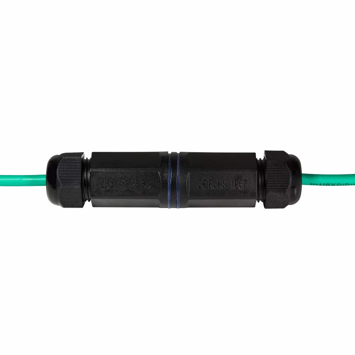LogiLink NP0080 zewnętrzne złącze kabla krosowego, 2 x gniazdo RJ45, wodoszczelność IP67