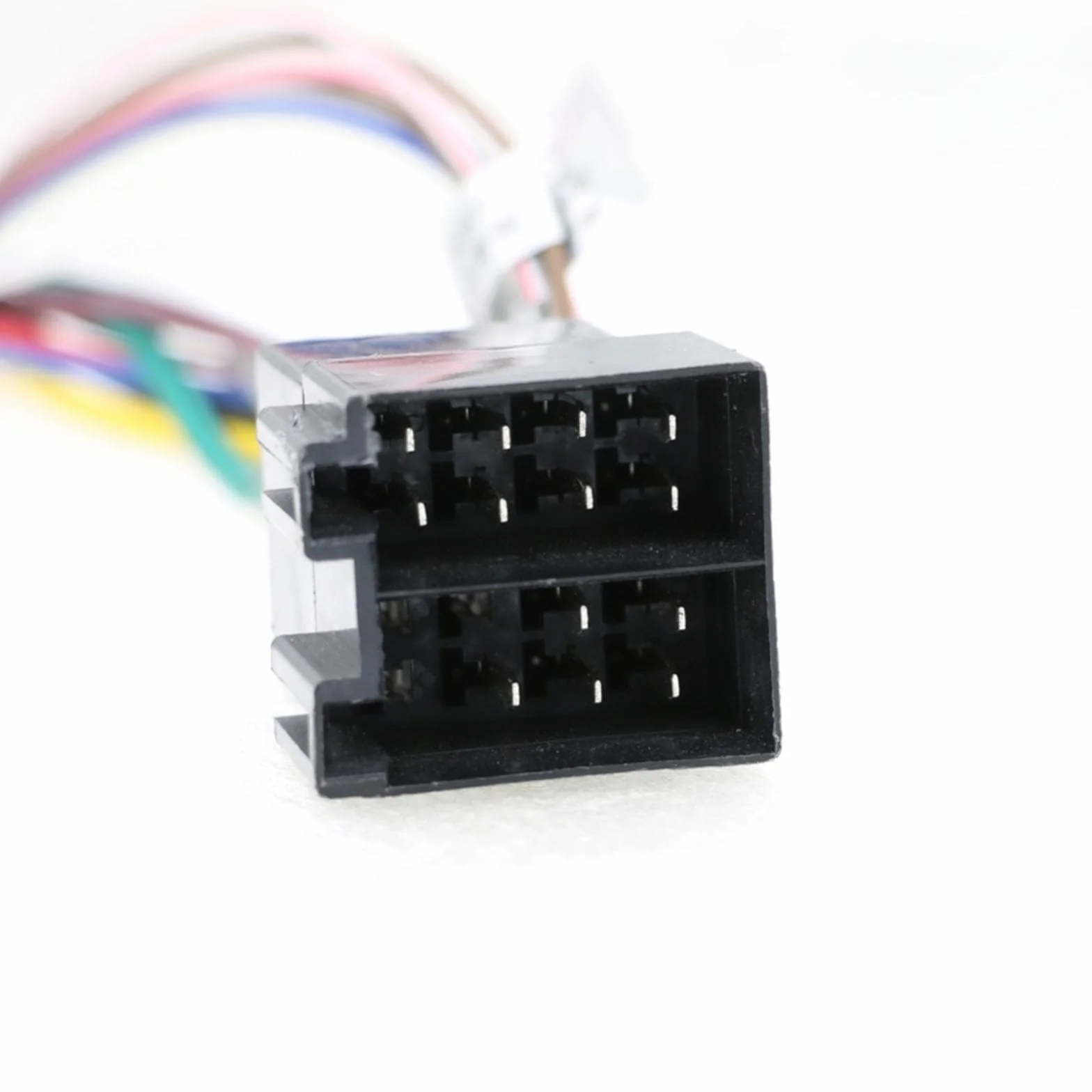 20-biegunowy adapter kablowy na ISO, standardowy adapter do wiązki kabli, adapter do radia samochodowego, 20-biegunowy adapter do radia samochodowego ISO, z przewodami sterującymi na kierownicy i