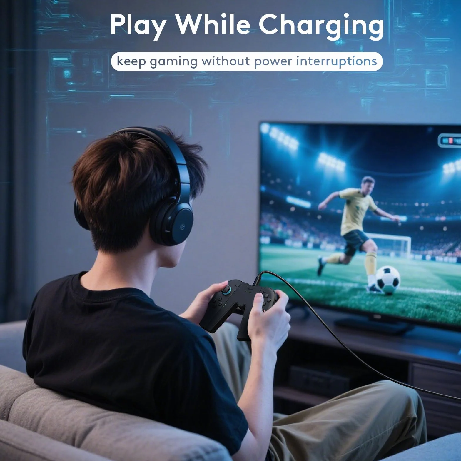 JEMDO Joy Controller uchwyt do ładowania, kompatybilny z Nintendo Switch 2025