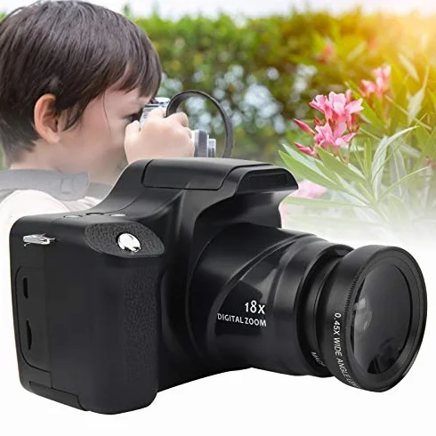 Lustrzanka HD Z 18-Krotnym Zoomem, Przenośny Aparat Cyfrowy 24MP o Długiej Ogniskowej, 3.0-Calowy Ekran LCD, ładowanie Portu USB. Nadaje Się Na Rodzinne Spotkania w Plenerze(2)