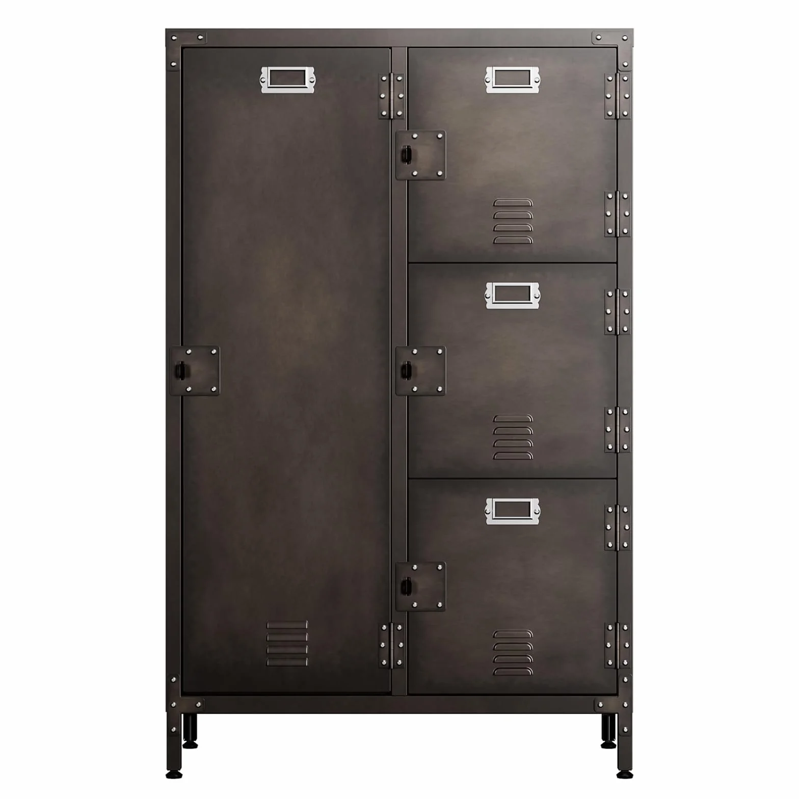 Szafa na akta, uniwersalna, metalowa, uniwersalna, szafa na ubrania, 75 x 46 x 140 cm