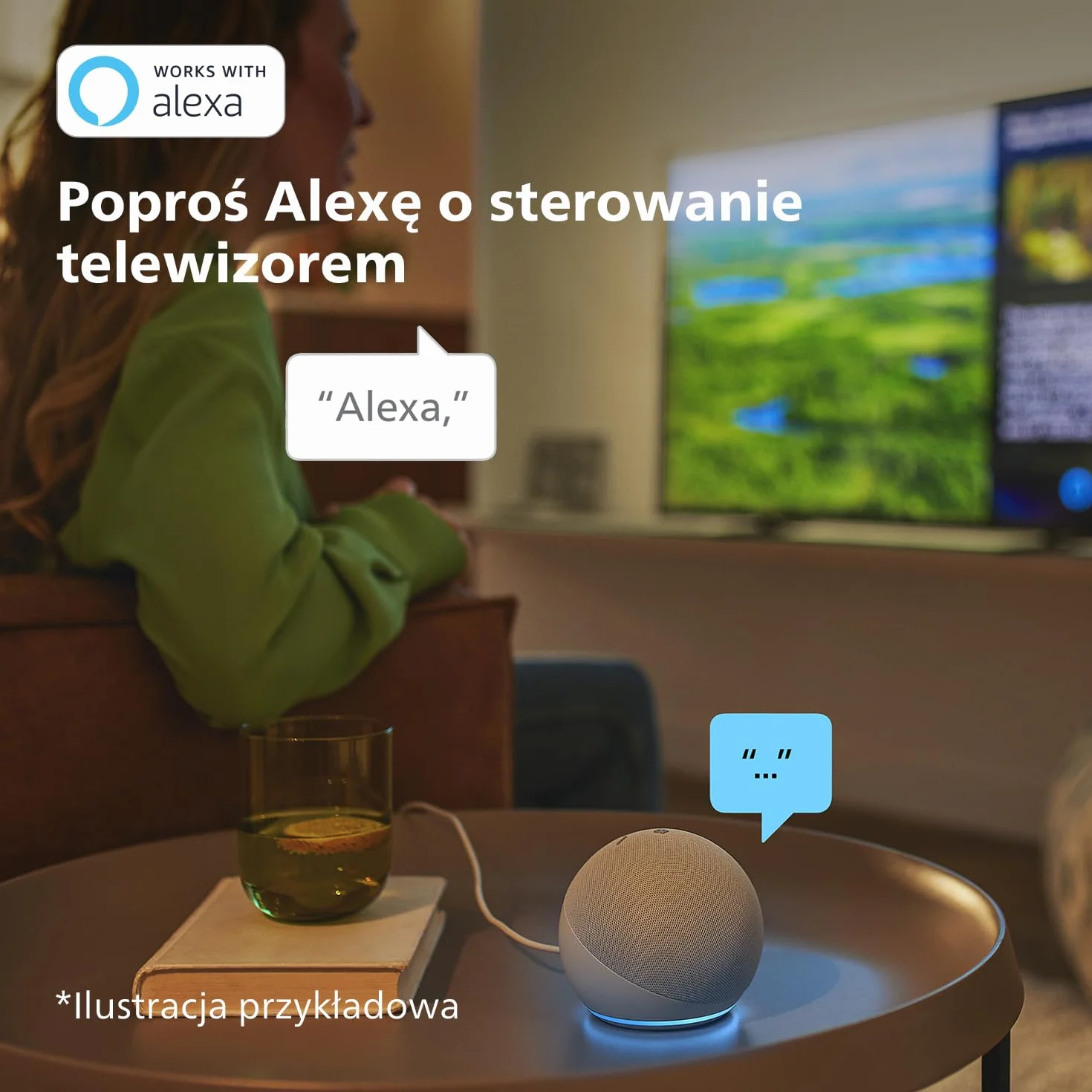Philips 43PUS7609 4K LED Smart TV – 43-calowy wyświetlacz z platformą Pixel Precise Ultra HD Titan OS i dźwiękiem Dolby Atmos, współpracuje z Alexą i asystentem głosowym Google