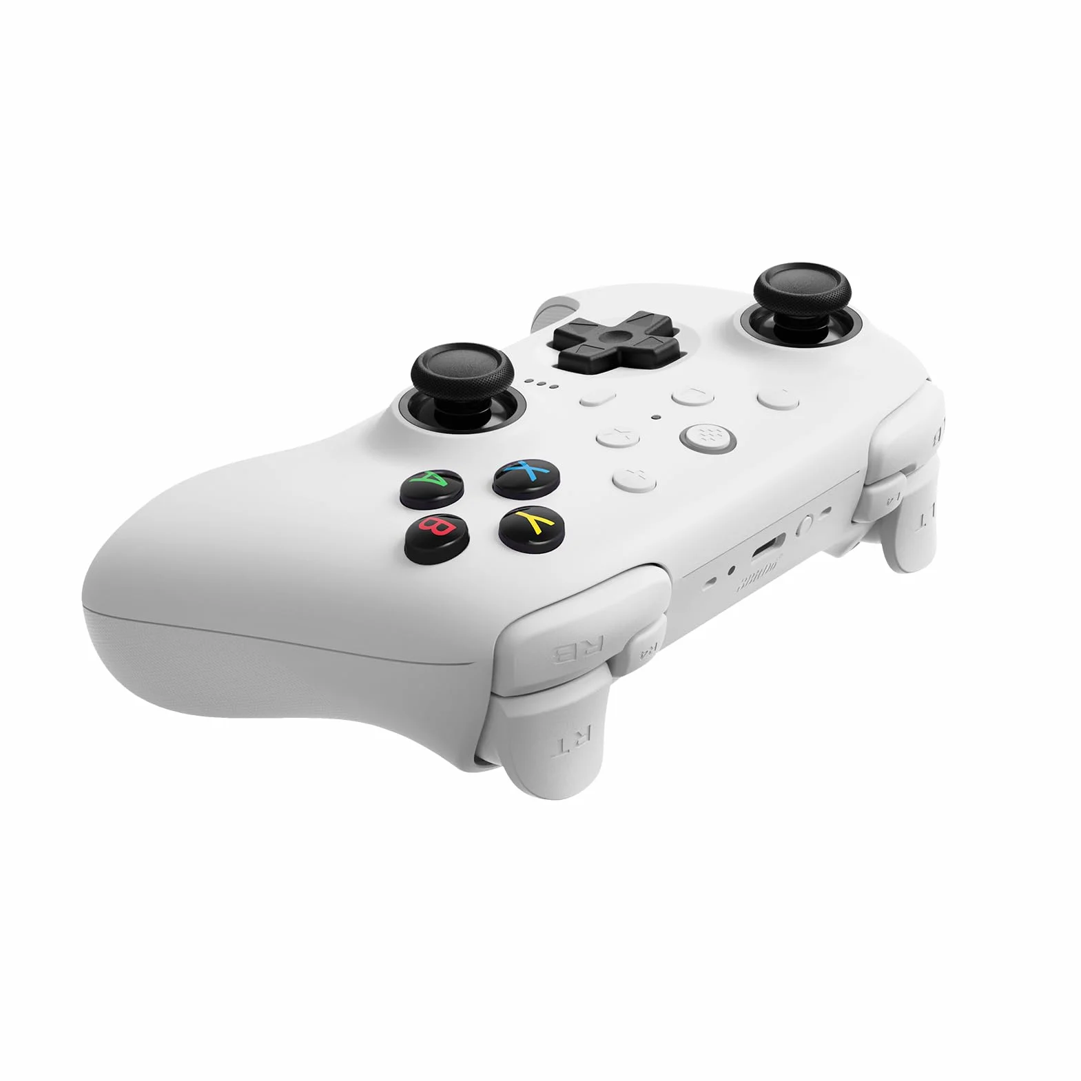 8BitDo Ultimate 2 Wireless Controller for Windows PC, Apple, Steam & Android, Gaming Controller with TMR Joysticks, Hall/Tactile Triggers, 1000Hz Polling Rate, White