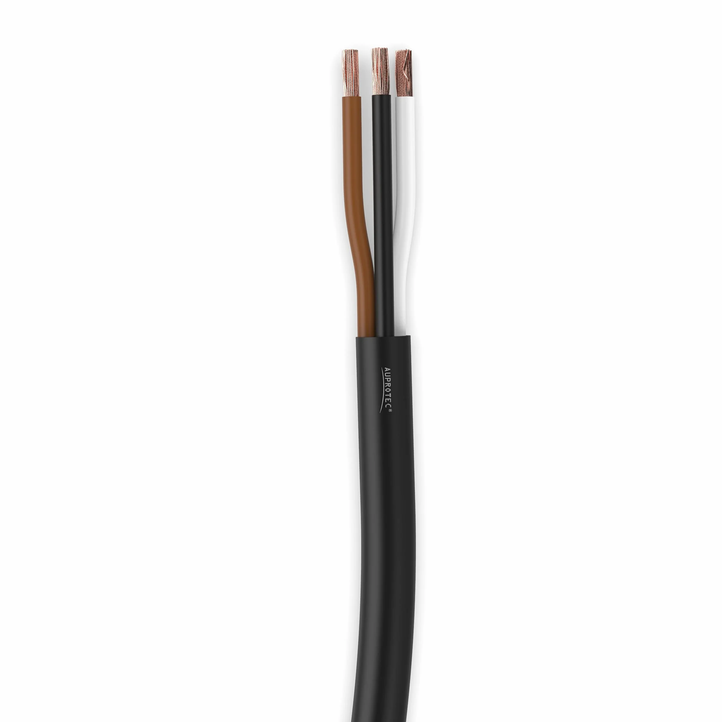 Auprotec 20 m okrągły kabel 3-żyłowy kabel elektryczny do przyczepy, 3 x 1,5 mm²