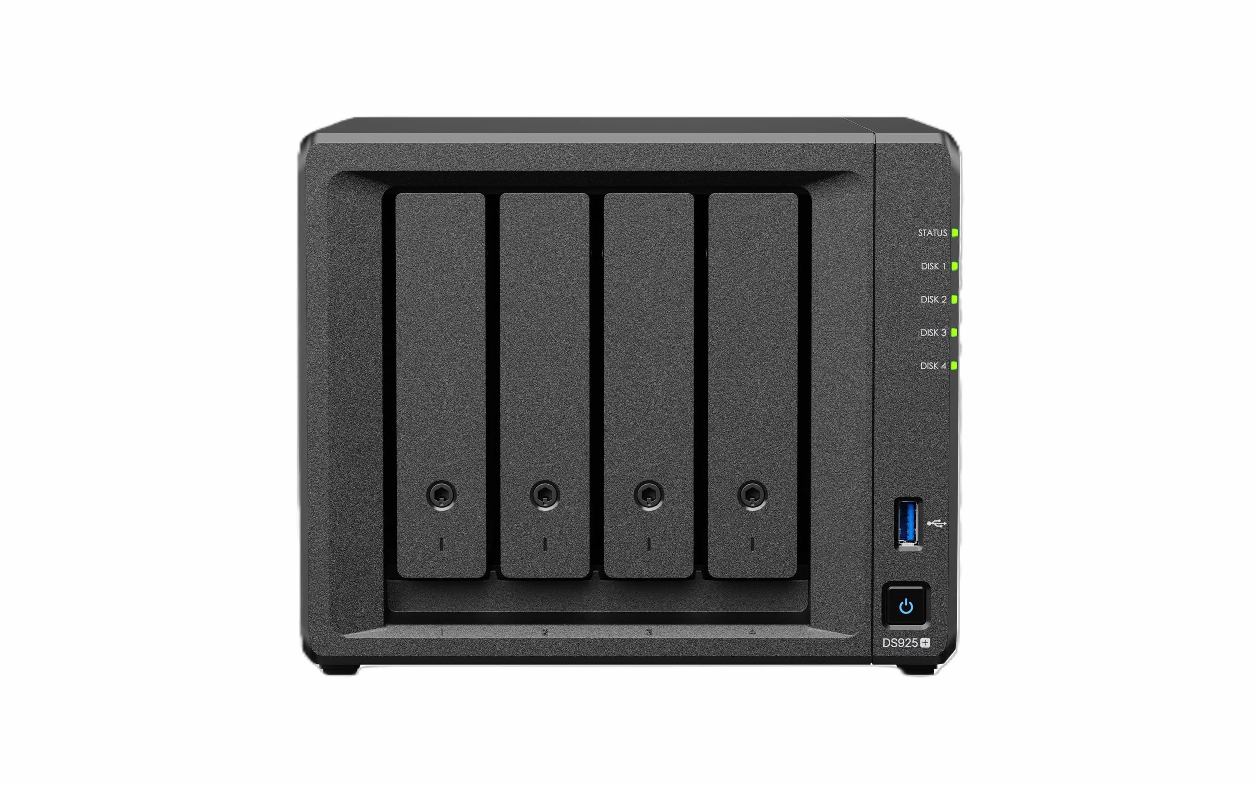 DiskStation DS925+ – 4-kieszeniowy NAS z 2,5 GbE, z możliwością rozszerzenia do 9 wnęk, pamięć podręczna M.2 NVMe SSD, szybkie tworzenie kopii zapasowych, nadzór i współpraca, przechowywanie danych i
