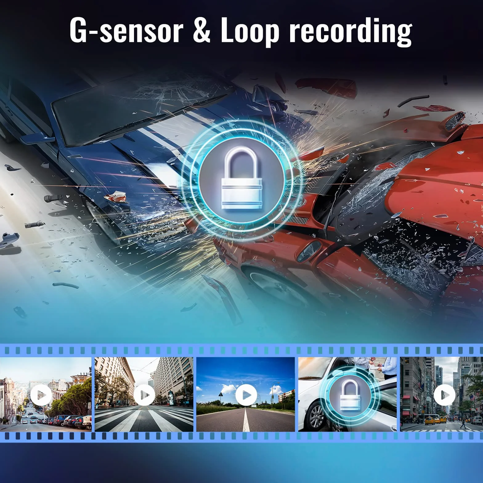 Kamera samochodowa 1080P HD Dashcam z ekranem dotykowym 9.66, przednie i tylne lusterko, G-sensor, nagrywanie w pętli, monitor parkowania 24H, przewodnik parkowania, noktowizor, wodoodporny