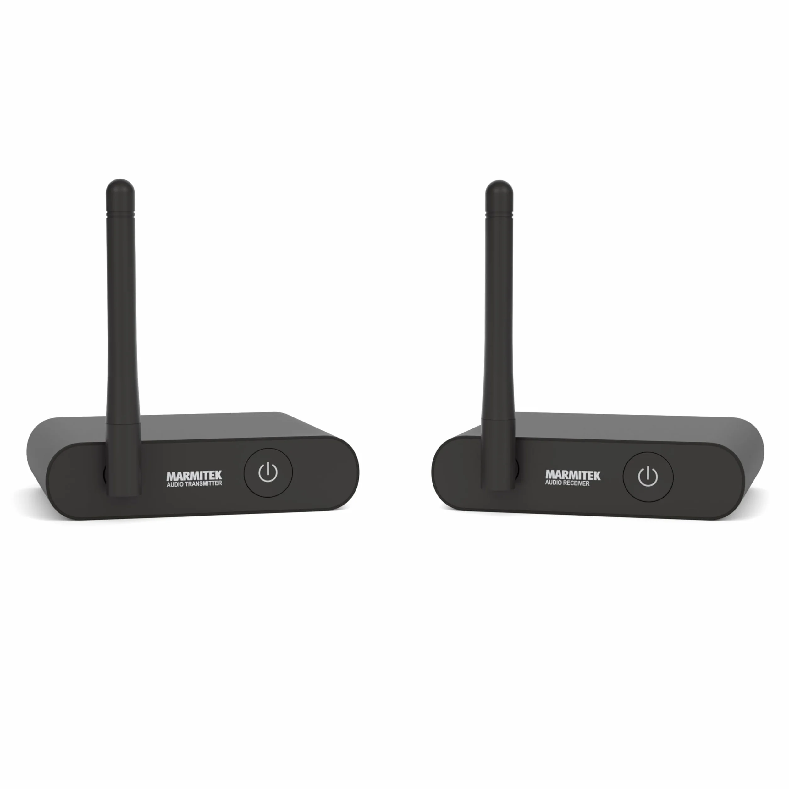 Zestaw bezprzewodowy do subwoofera Marmitek Subwoofer Anywhere 640 - Sub aktywny LFE/Line - Cyfrowa stabilna transmisja, pozłacane RCA, auto standby - USB-C