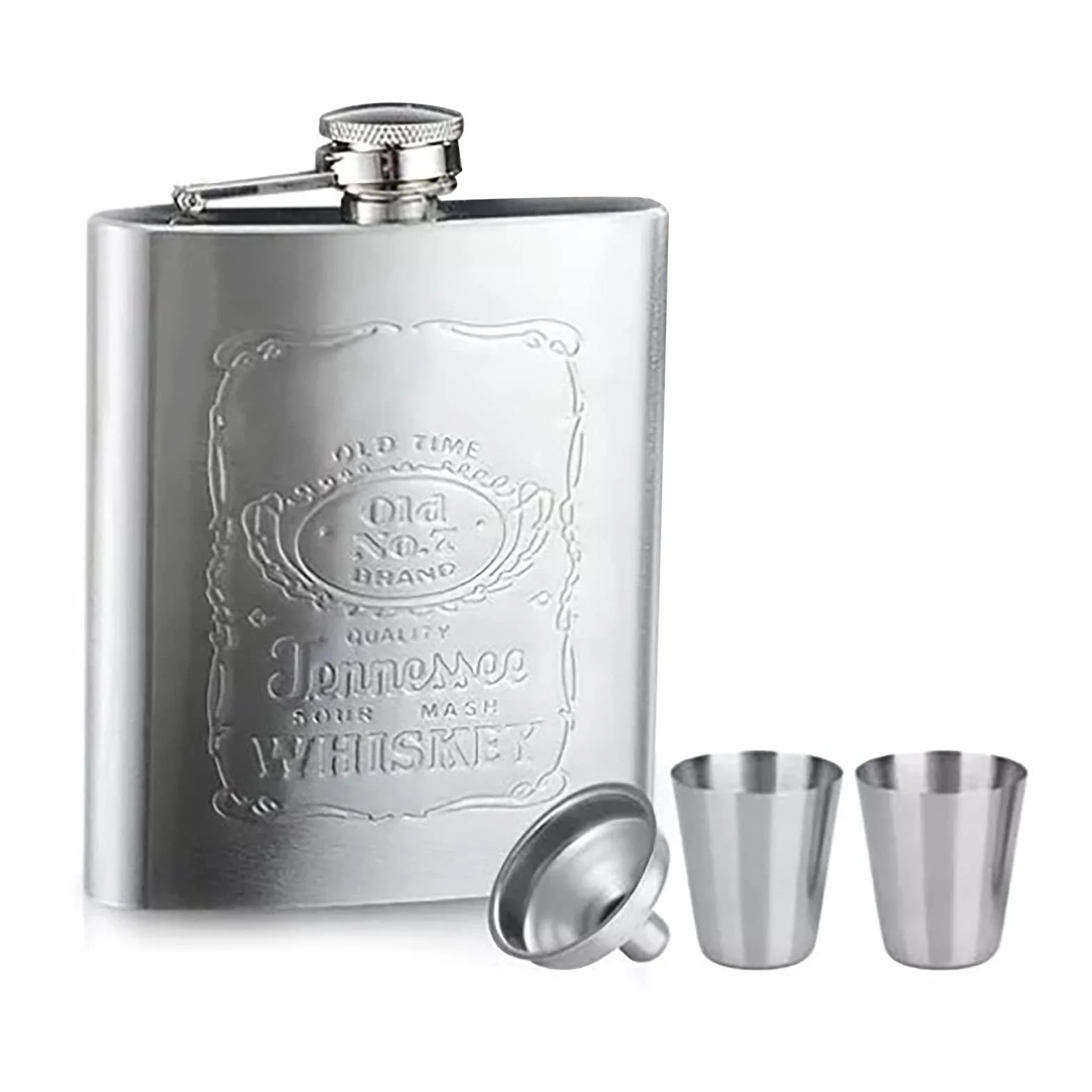 Szczelna Piersiówka ze Stali Nierdzewnej do Whisky 7 uncji