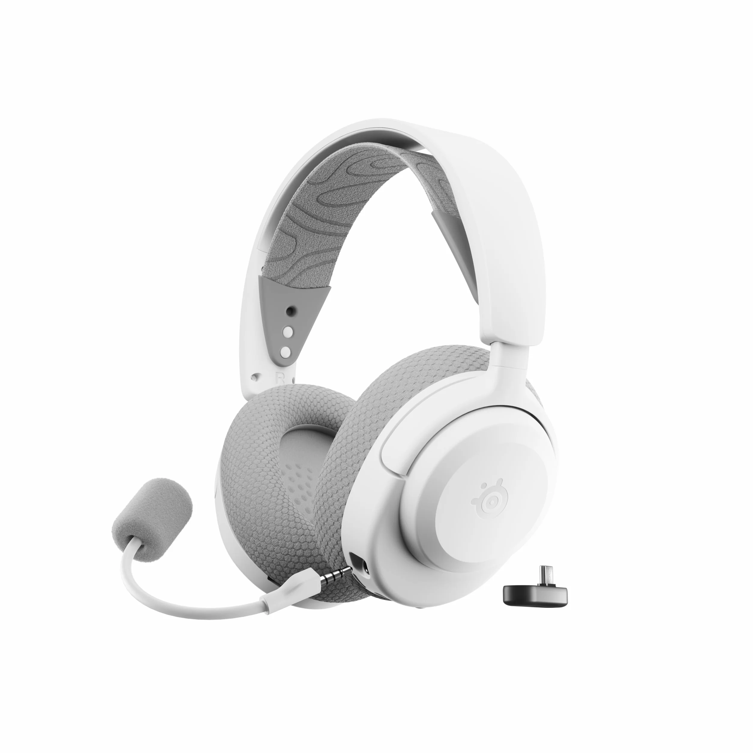 SteelSeries Arctis Nova 3X Wireless Zestaw Słuchawkowy 40h Baterii Neodymowe Przetworniki Magnetyczne 2,4 GHz Bluetooth Odpinany Mikrofon Xbox PS5 PC Switch Biały