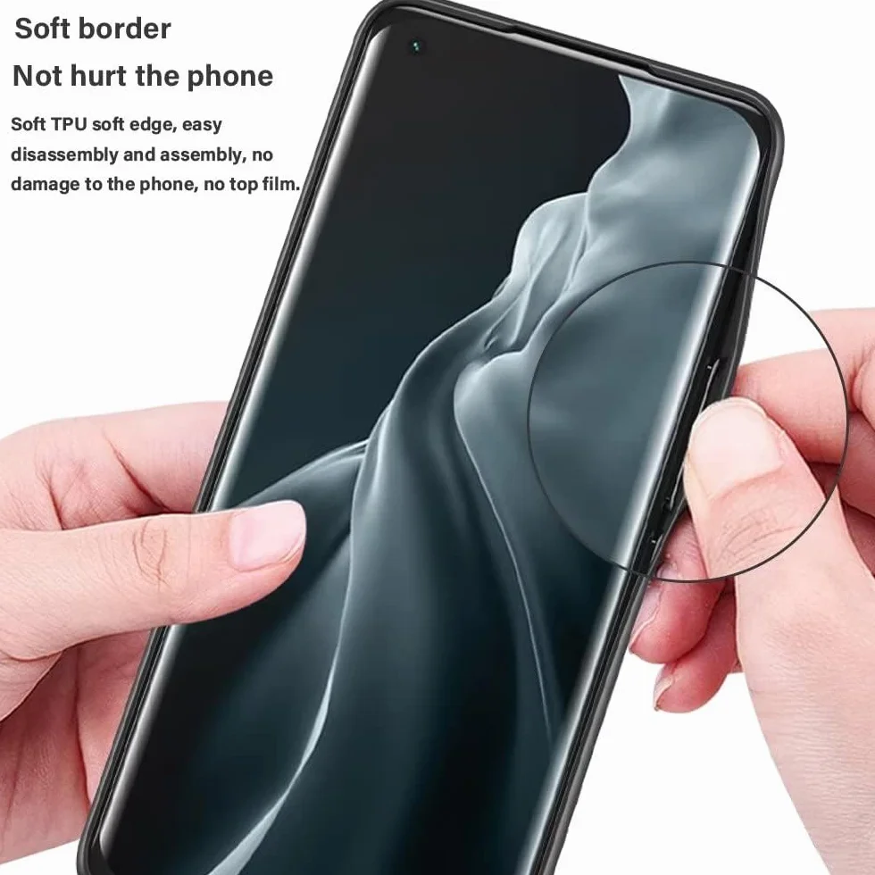 HAFFAN Pokrowiec ochronny dla Xiaomi MI 10 5G (6.67"), Styl Sztuczna skóra - Ciemny fioletowy
