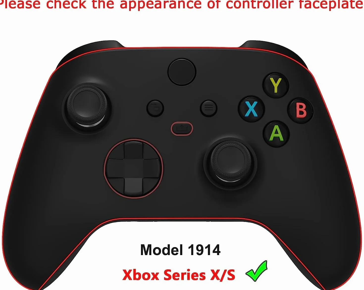 eXtremeRate Czarny Performance Gumowane Uchwyty Wymiana Back Panels dla Xbox Series X/S Controller, Antypoślizgowe Szyny Boczne z Teksturą Diamentową Uchwyty dla Xbox Core Controller - Controller Nie Jest Wliczony W Cenę
