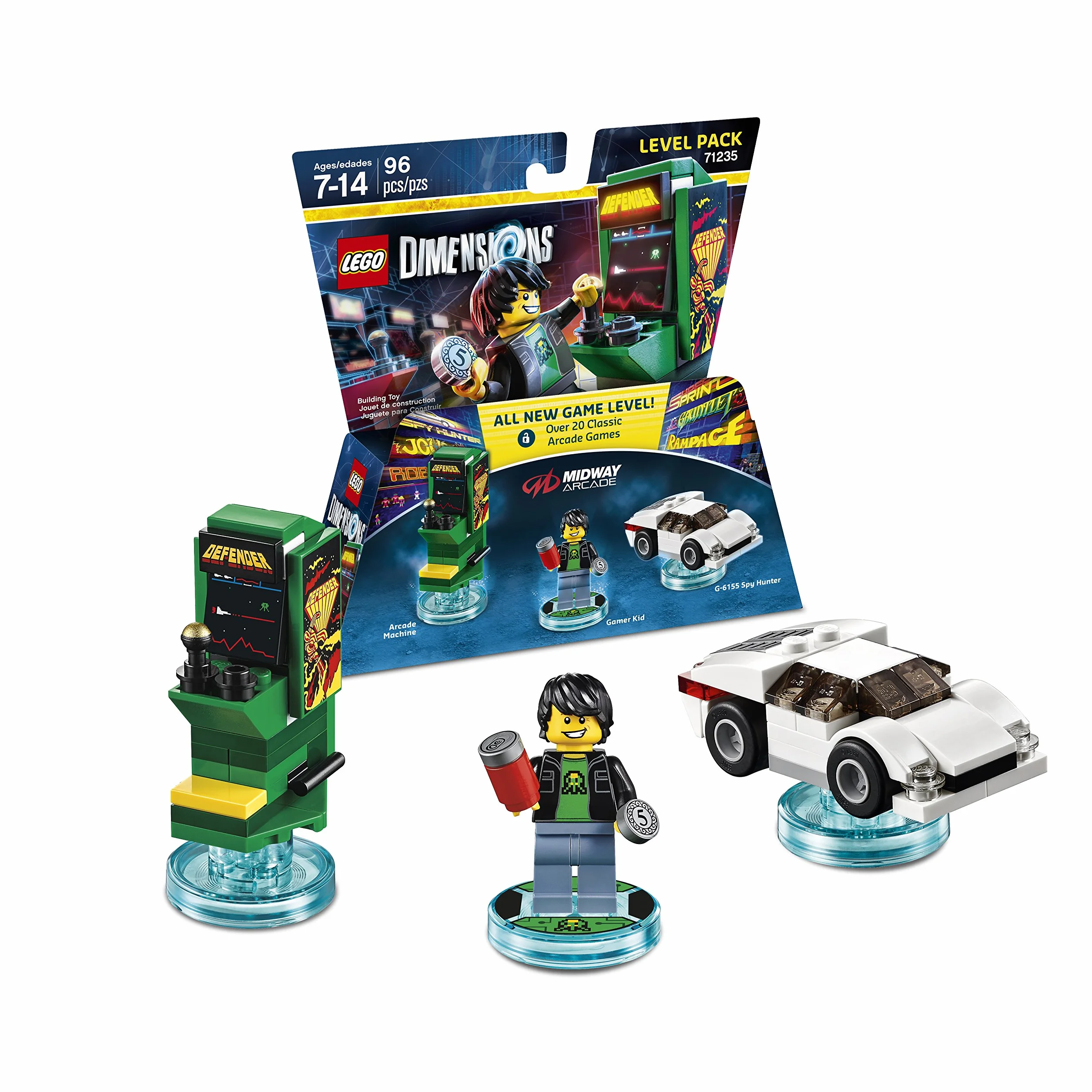 Lego Dimensions Midway Retro Gamer Level Pack