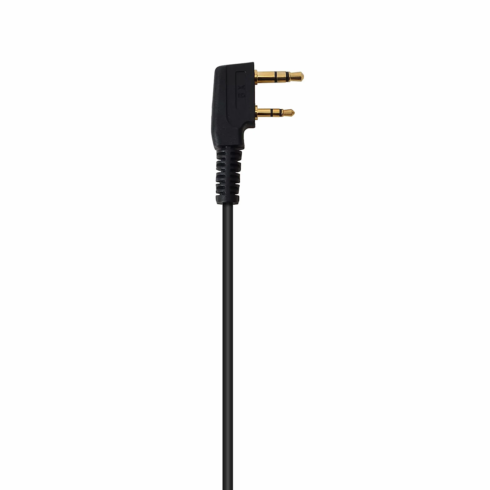 UAYESOK 2-pinowe słuchawki w kształcie litery D, Walkie Talkie, zestaw słuchawkowy z mikrofonem PTT do Baofeng UV-5R UV-5RA 777 888S UV-82 Kenwood TH-22A TH-22AT TH-22E TH-25 WOUXUN HYT PUXING
