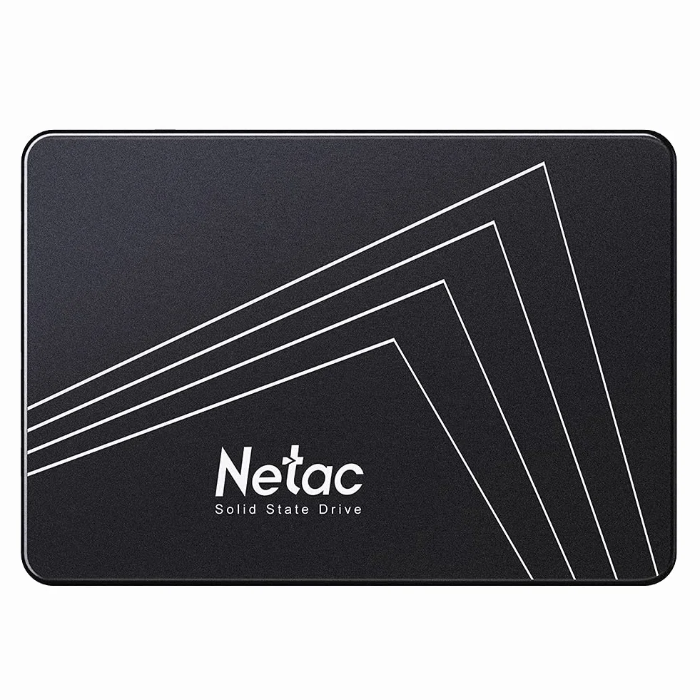 Netac Wewnętrzny dysk SSD 2TB HDD 2TB (3D NAND, SATA, 2,5 cala, wewnętrzny SSD), czarny