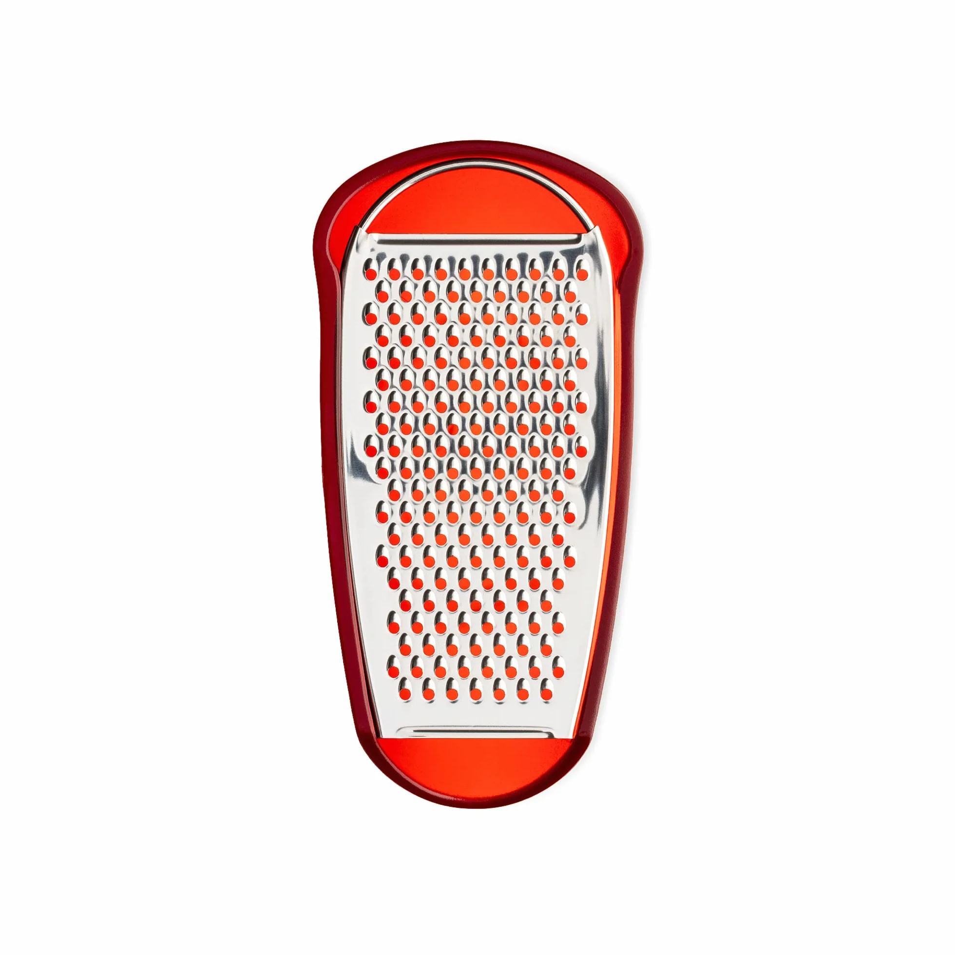 Alessi Parmenide AARU01 R - designerska tarka z piwnicą serową, z żywicy termoplastycznej polerowanej stali, czerwona