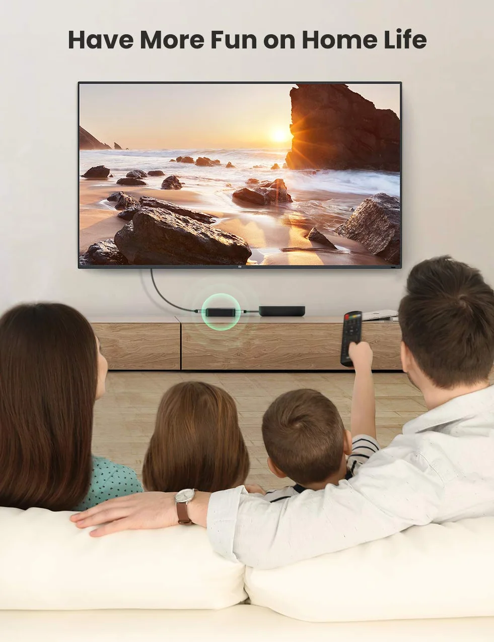 UGREEN 2 w 1 Out Przełącznik HDMI lub 2 w 1 Out HDMI Splitter 4K@30Hz dla PS5, Xbox, TV stick, Switch, PC itp.