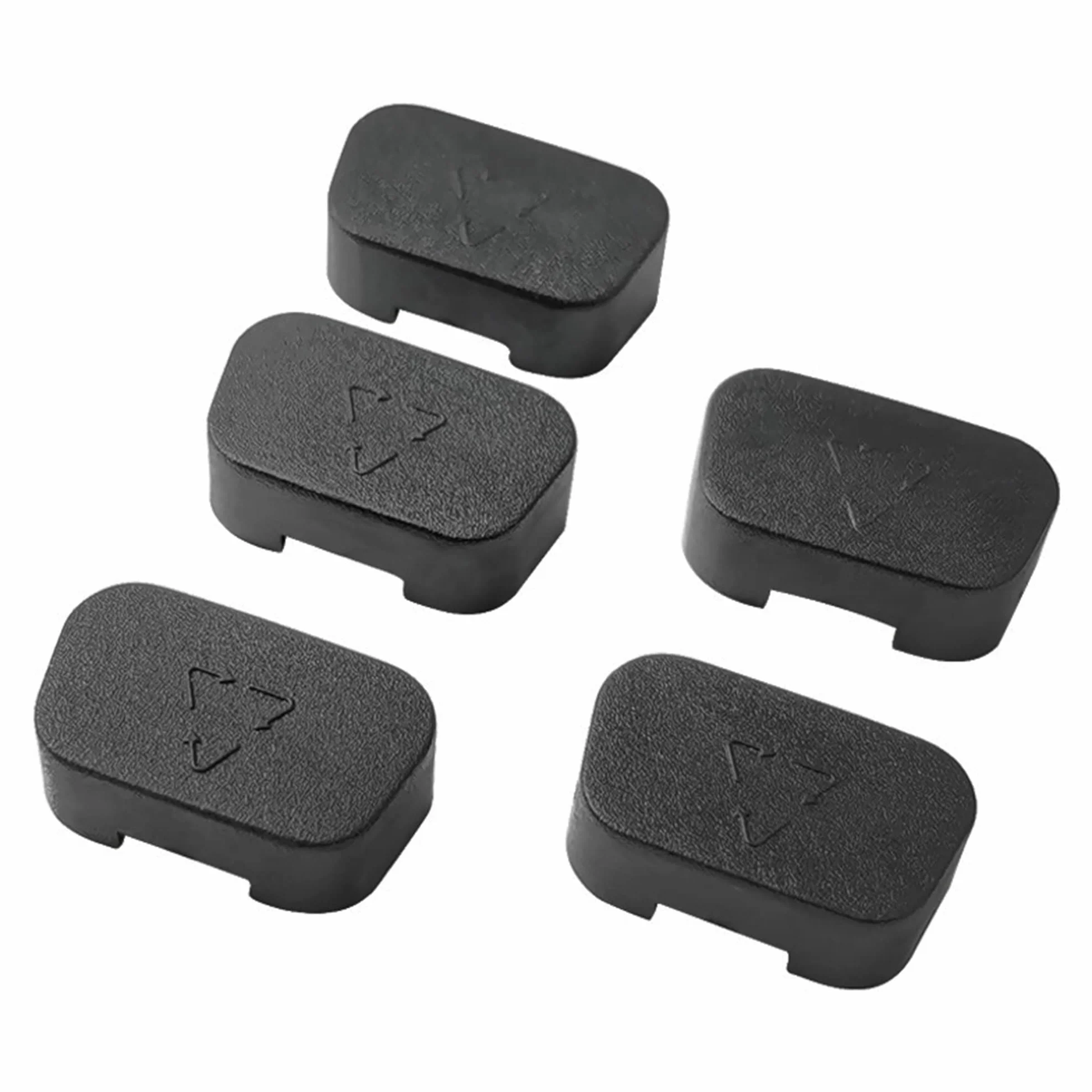 Osłona portu VGA osłona przeciwpyłowa osłona wtyczki VGA do męskiego portu RS232, DB15, DB9 VGA 50 szt. 17 mm x 9 mm (czarna)