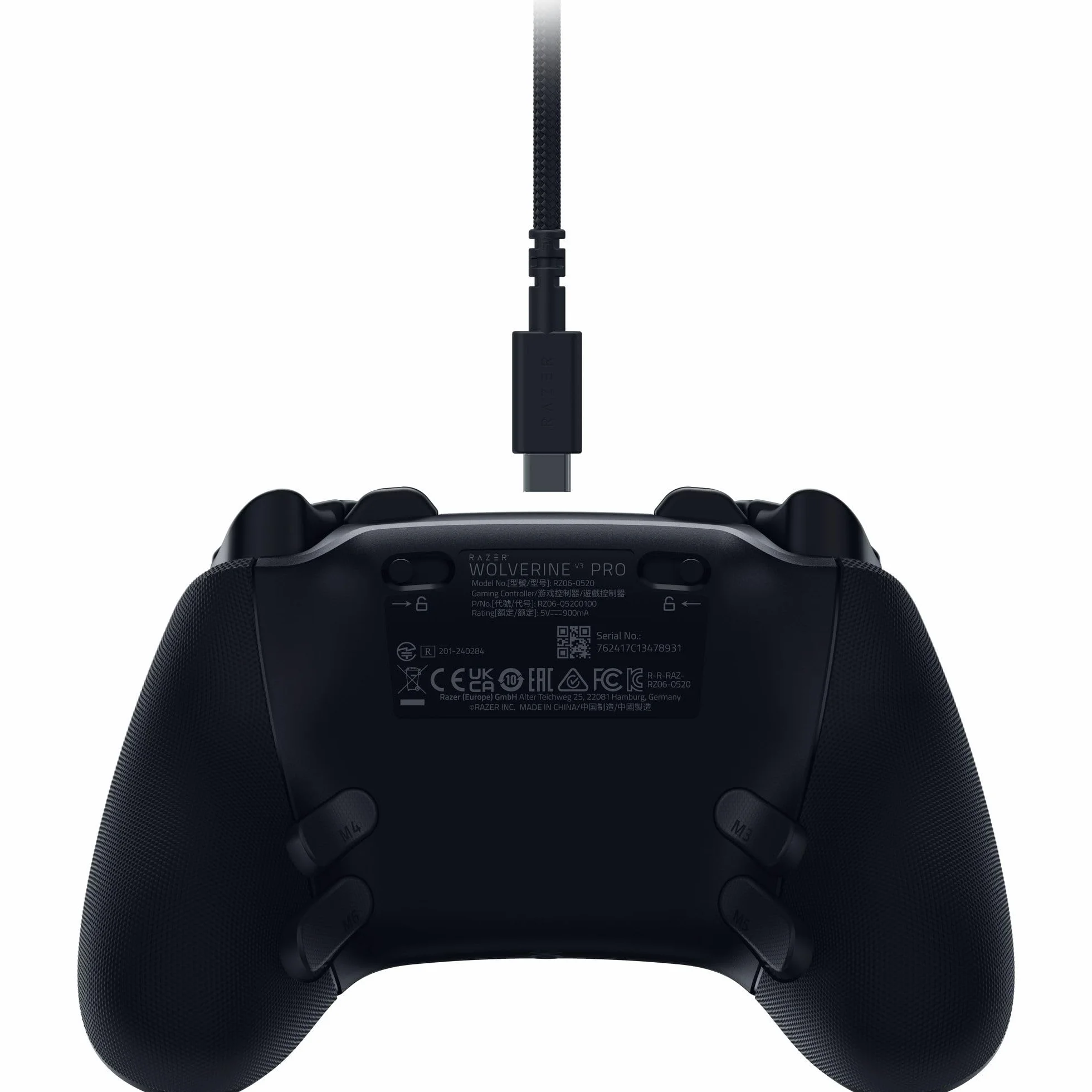 Razer Wolverine V3 Pro - bezprzewodowy kontroler e-sportowy do Xbox i PC (HyperSpeed Wireless, dotykowe przyciski akcji Mecha, analogowe drążki z efektem Halla, wibracje dotykowe) Czarny